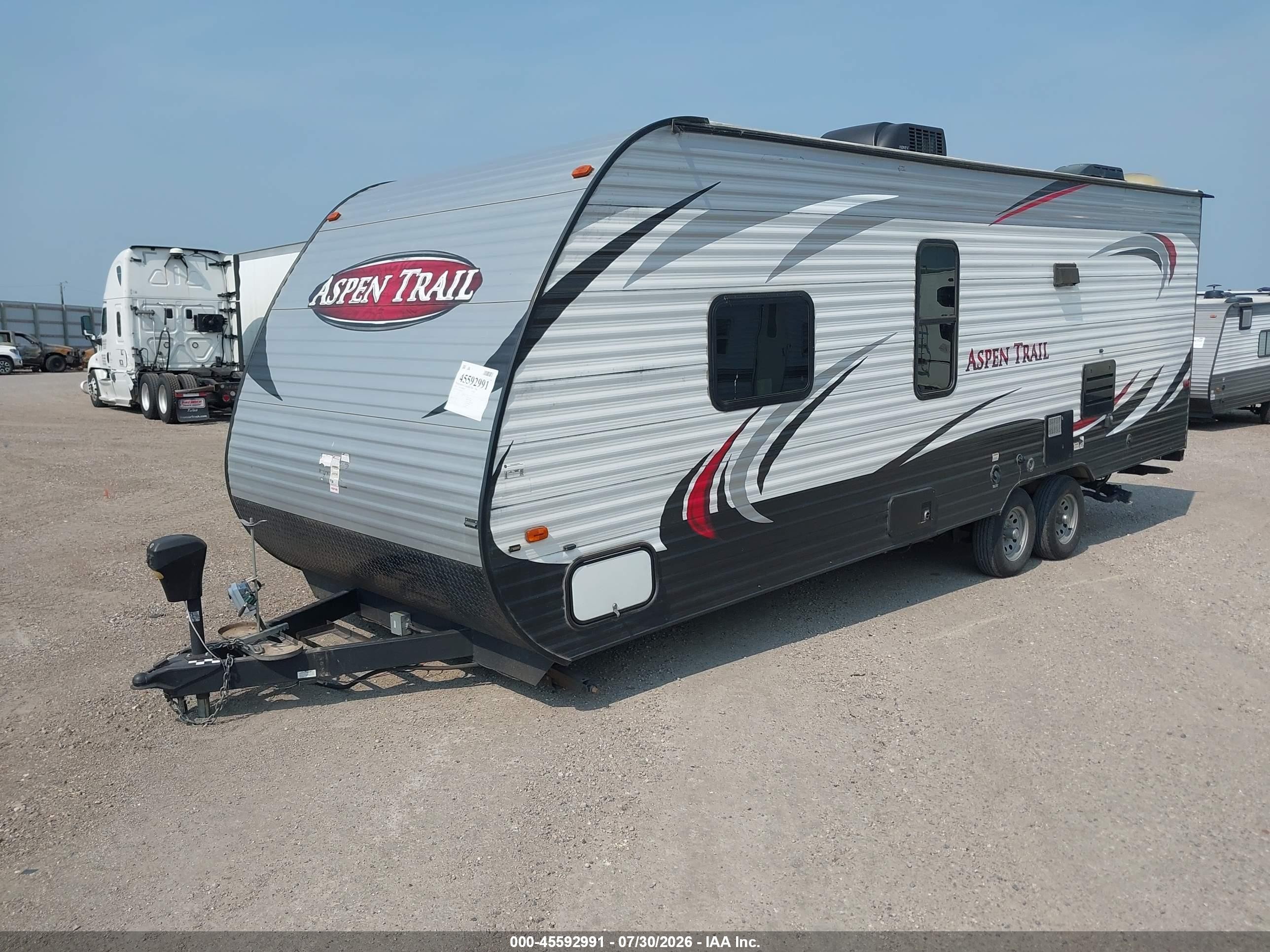 2014 Dutchmen Aspen Trail VIN 47CTATN28EM453321 IAAI salvage auction — Undercarriage, Parts Only Bos (Minnesota), sold $1,000 on 2026-09-25 (photo 2)
