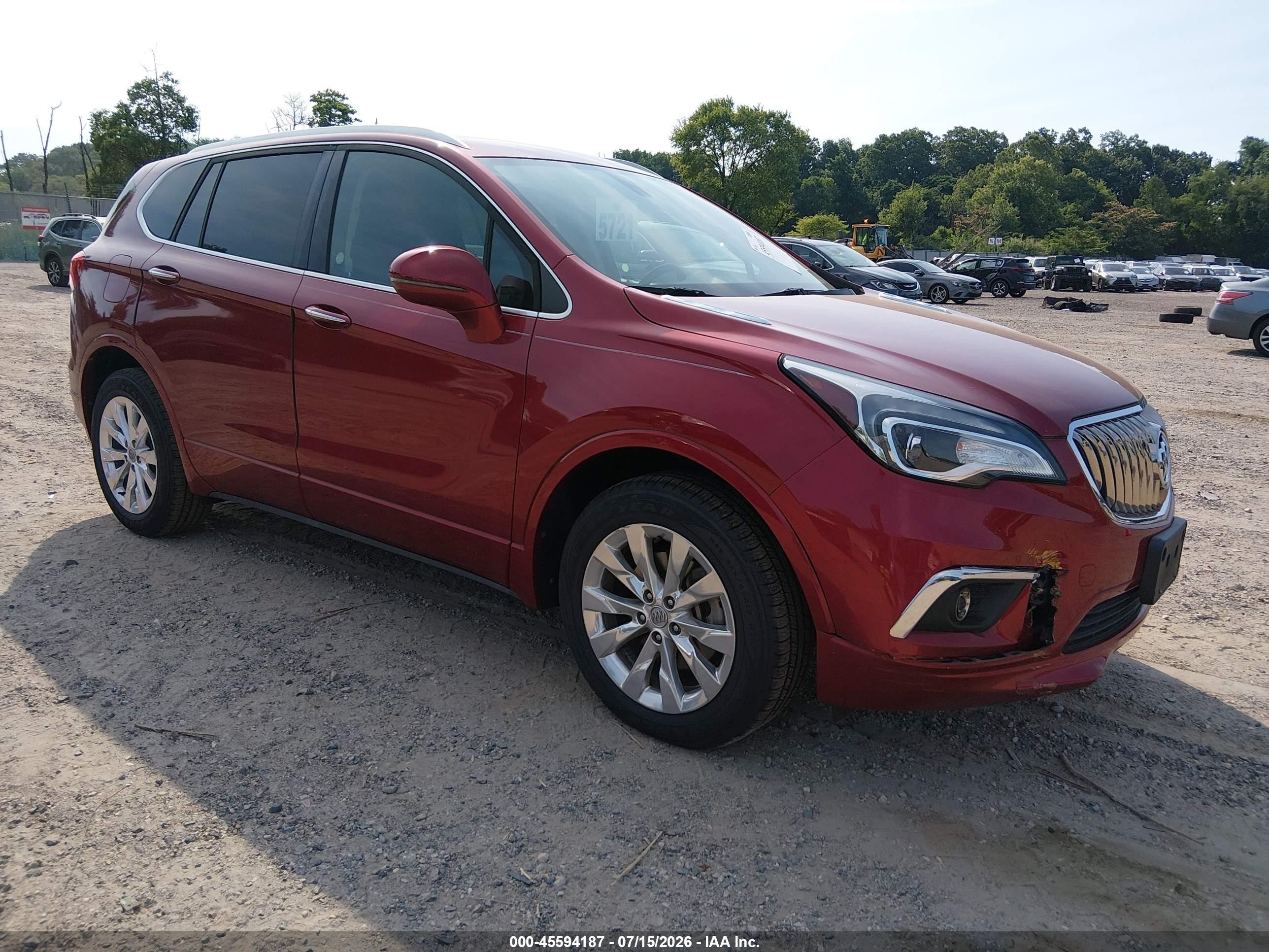 2018 Buick Envision VIN LRBFX1SA1JD008683 IAAI salvage auction — Unknown, Salvage (New Jersey), sold $5,300 on 2026-10-07 (photo 1)