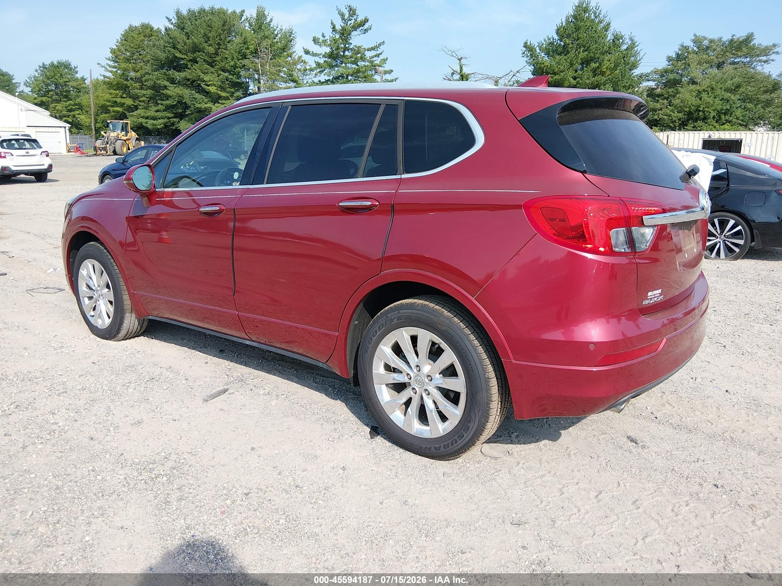 2018 Buick Envision VIN LRBFX1SA1JD008683 IAAI salvage auction — Unknown, Salvage (New Jersey), sold $5,300 on 2026-10-07 (photo 3)