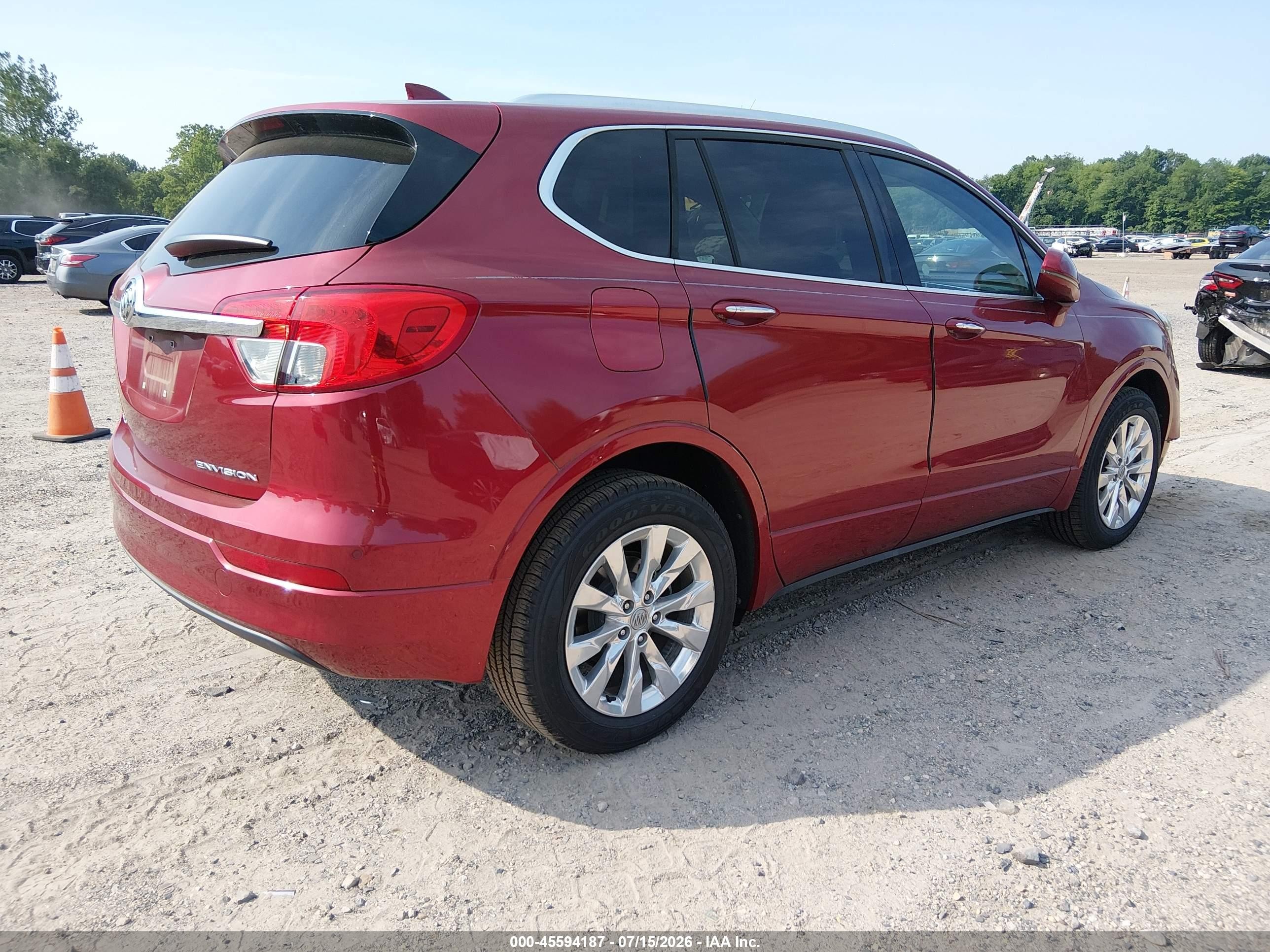 2018 Buick Envision VIN LRBFX1SA1JD008683 IAAI salvage auction — Unknown, Salvage (New Jersey), sold $5,300 on 2026-10-07 (photo 4)