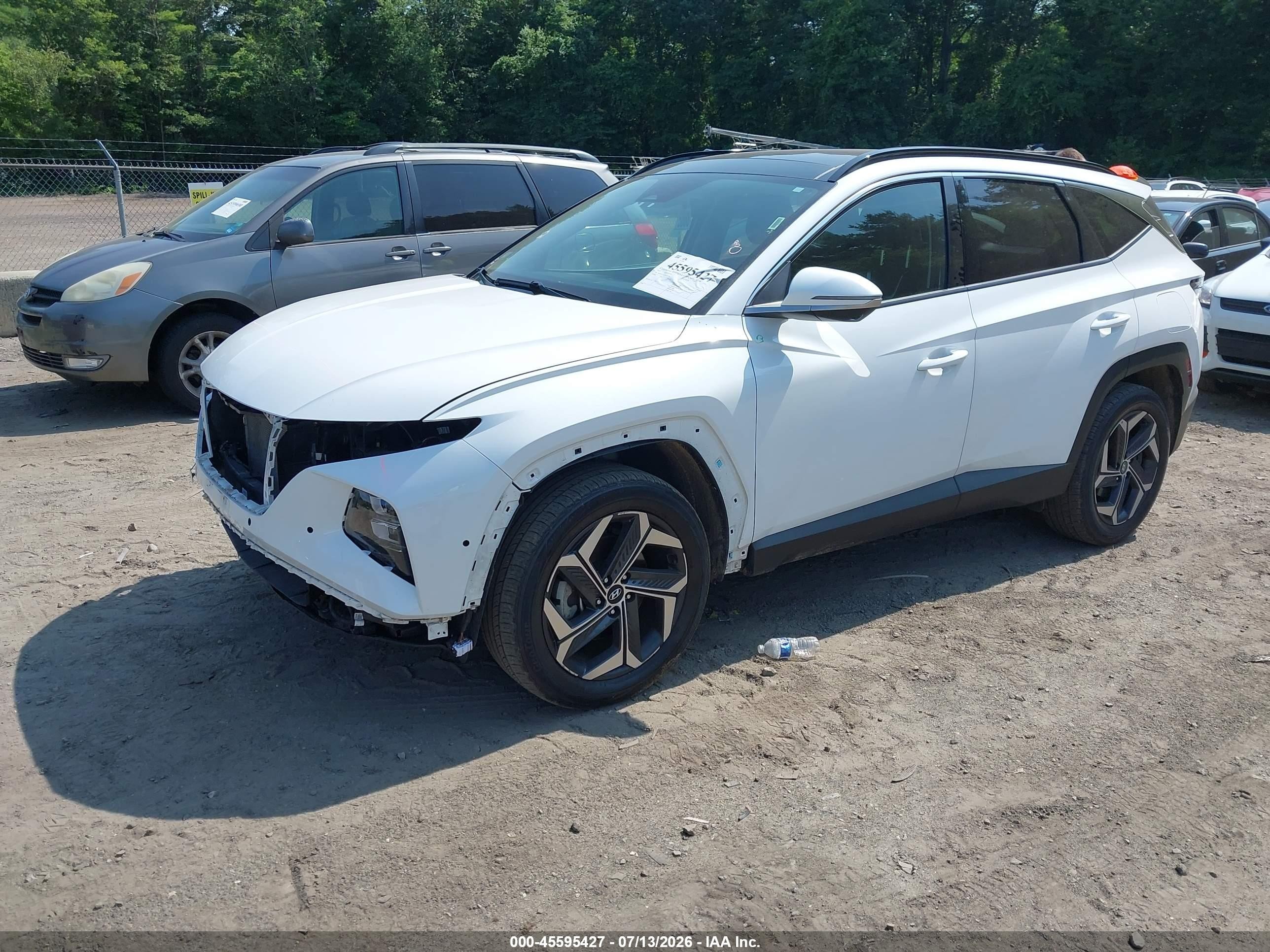 2022 Hyundai Tucson VIN KM8JECAE3NU133199 — IAAI salvage auction photo