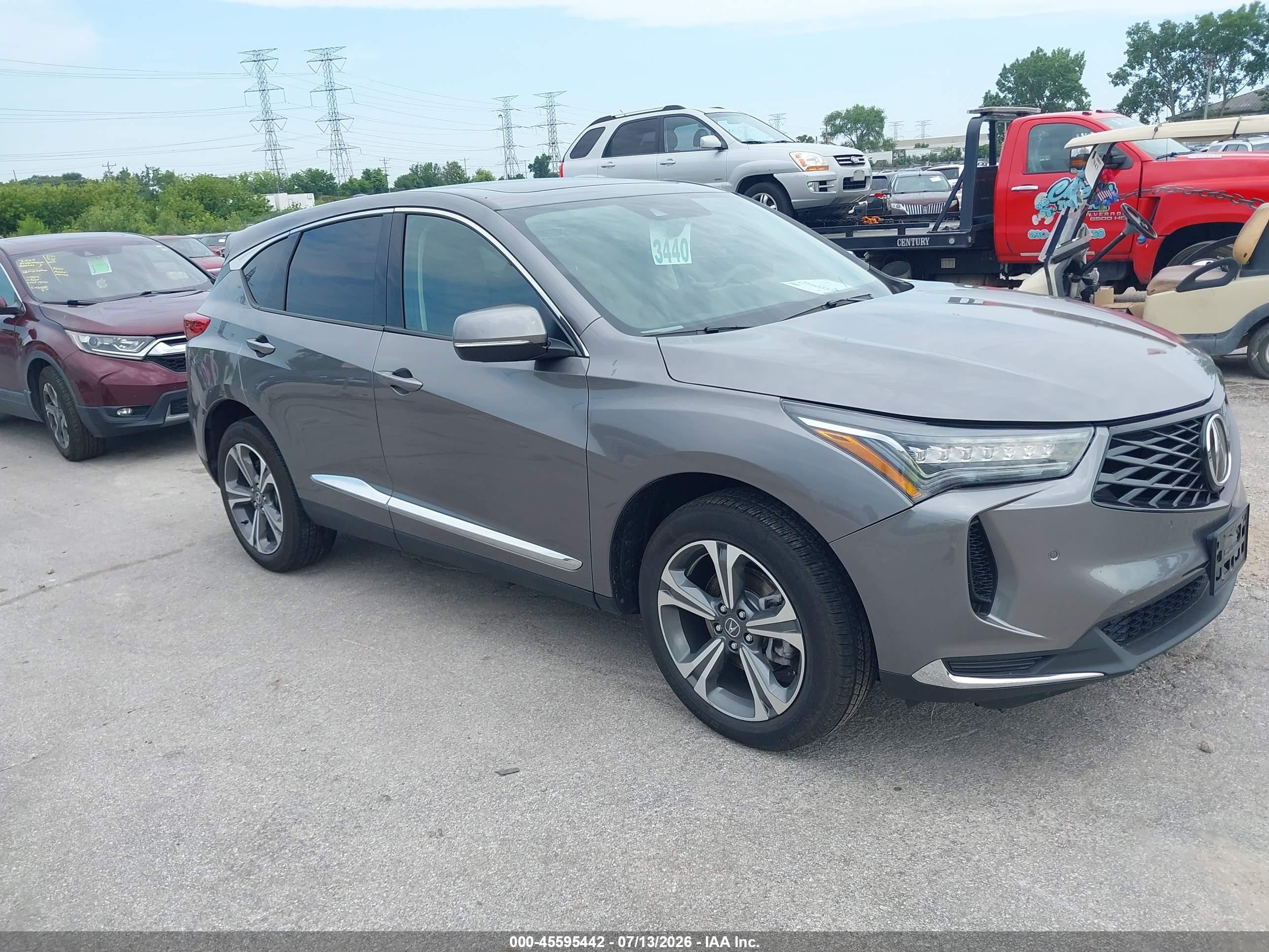 2025 Acura RDX VIN 5J8TC2H59SL026227 — IAAI salvage auction photo