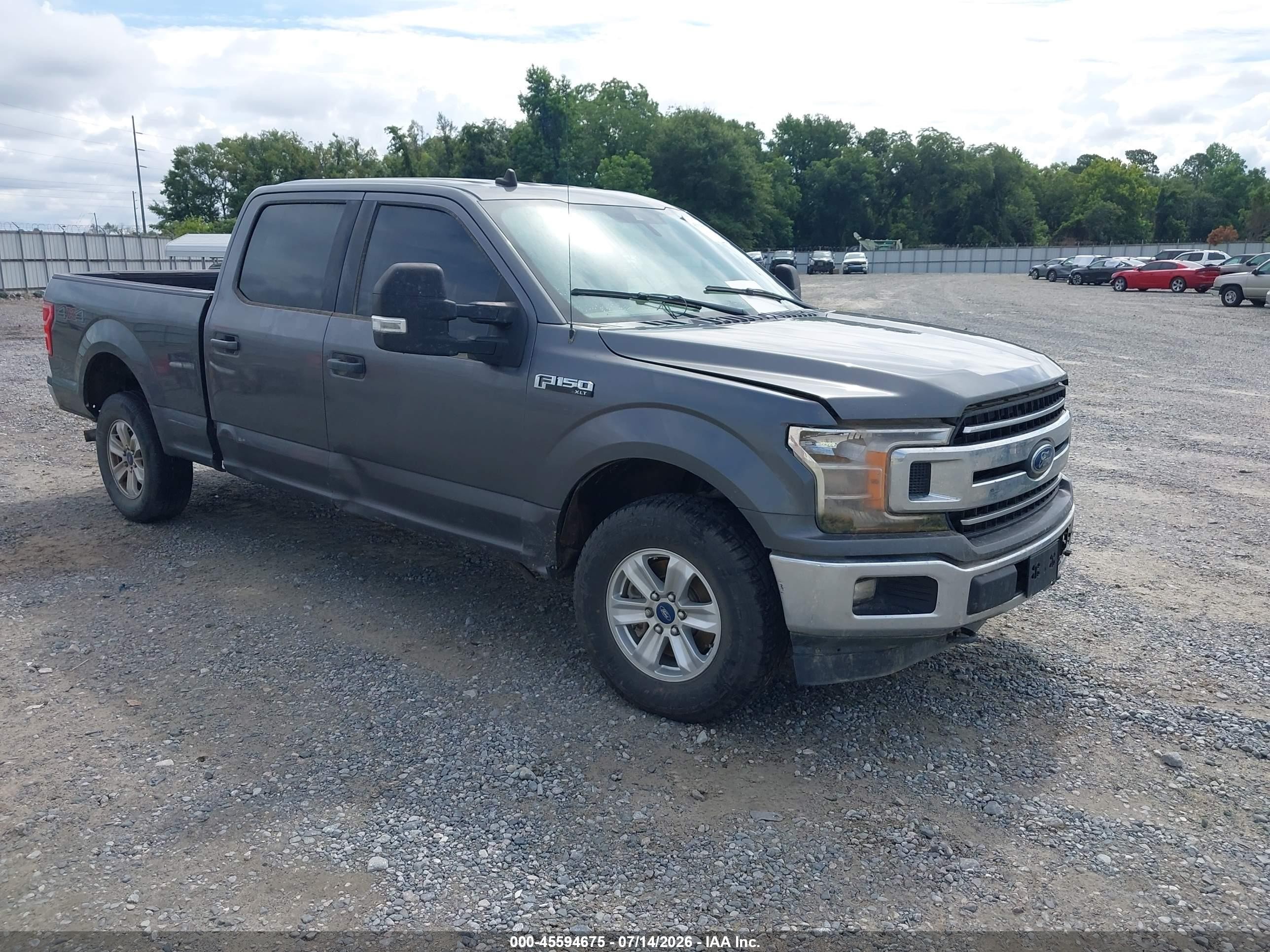 2020 Ford F-150 VIN 1FTFW1E40LFA43149 IAAI salvage auction — All Over, Salvage (Georgia), sold $6,125 on 2026-10-03 (photo 1)