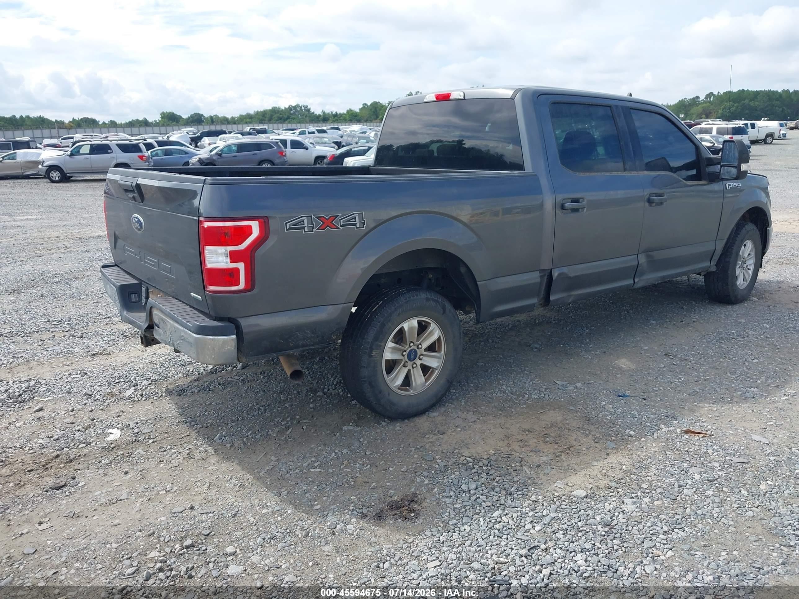 2020 Ford F-150 VIN 1FTFW1E40LFA43149 IAAI salvage auction — All Over, Salvage (Georgia), sold $6,125 on 2026-10-03 (photo 4)