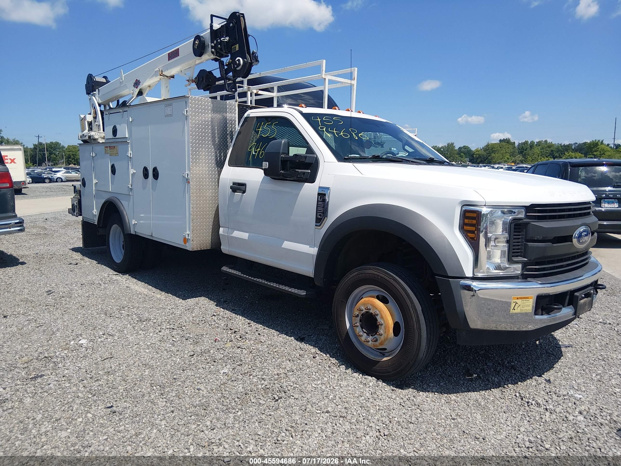 2018 Ford F-550 Chassis VIN 1FDUF5GY9JEC26577 — IAAI salvage auction photo