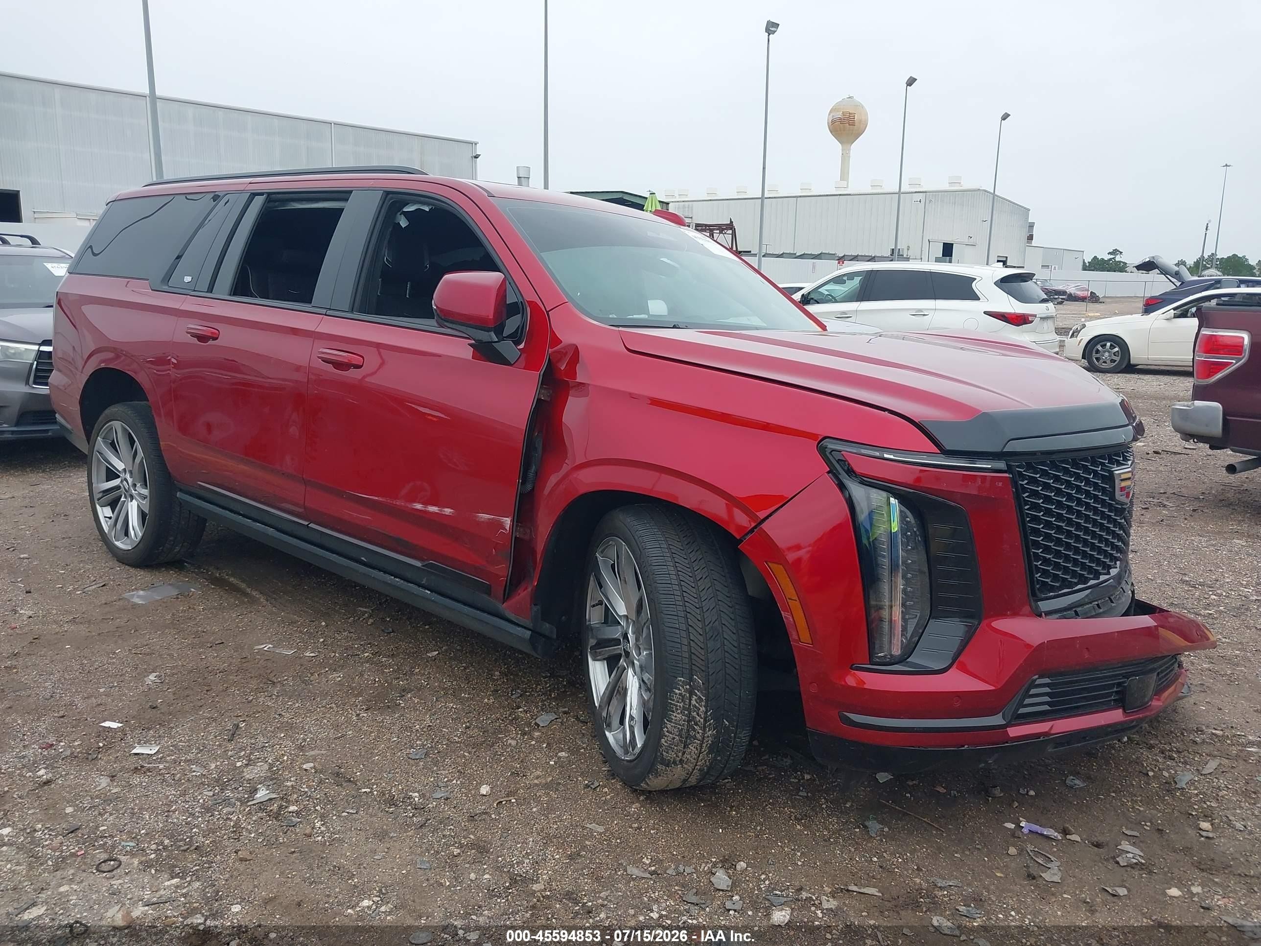 2025 Cadillac Escalade ESV VIN 1GYS9RRL3SR231838 — IAAI salvage auction photo