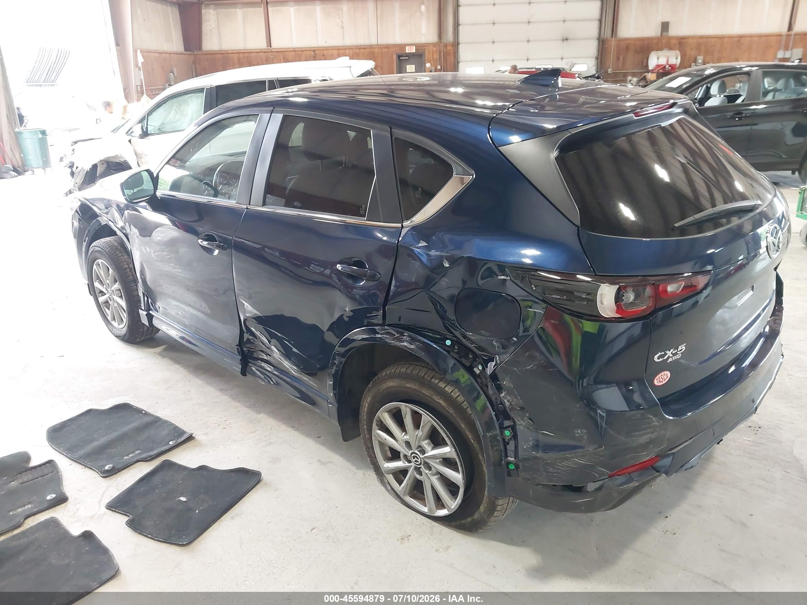 2025 Mazda Cx-5 VIN JM3KFBBL3S0542178 IAAI salvage auction — Front & Rear, Mv-907A (New York), sold $4,600 on 2026-09-09 (photo 3)