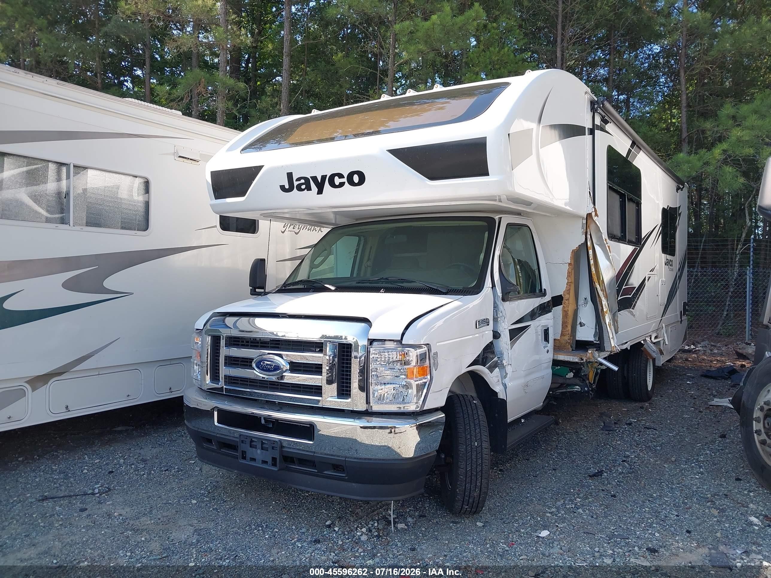 2024 Jayco E-450 Cutaway VIN 1FDXE4FN2RDD05320 IAAI salvage auction — Unknown, Salvage (North Carolina), sold $14,300 on 2026-09-02 (photo 2)