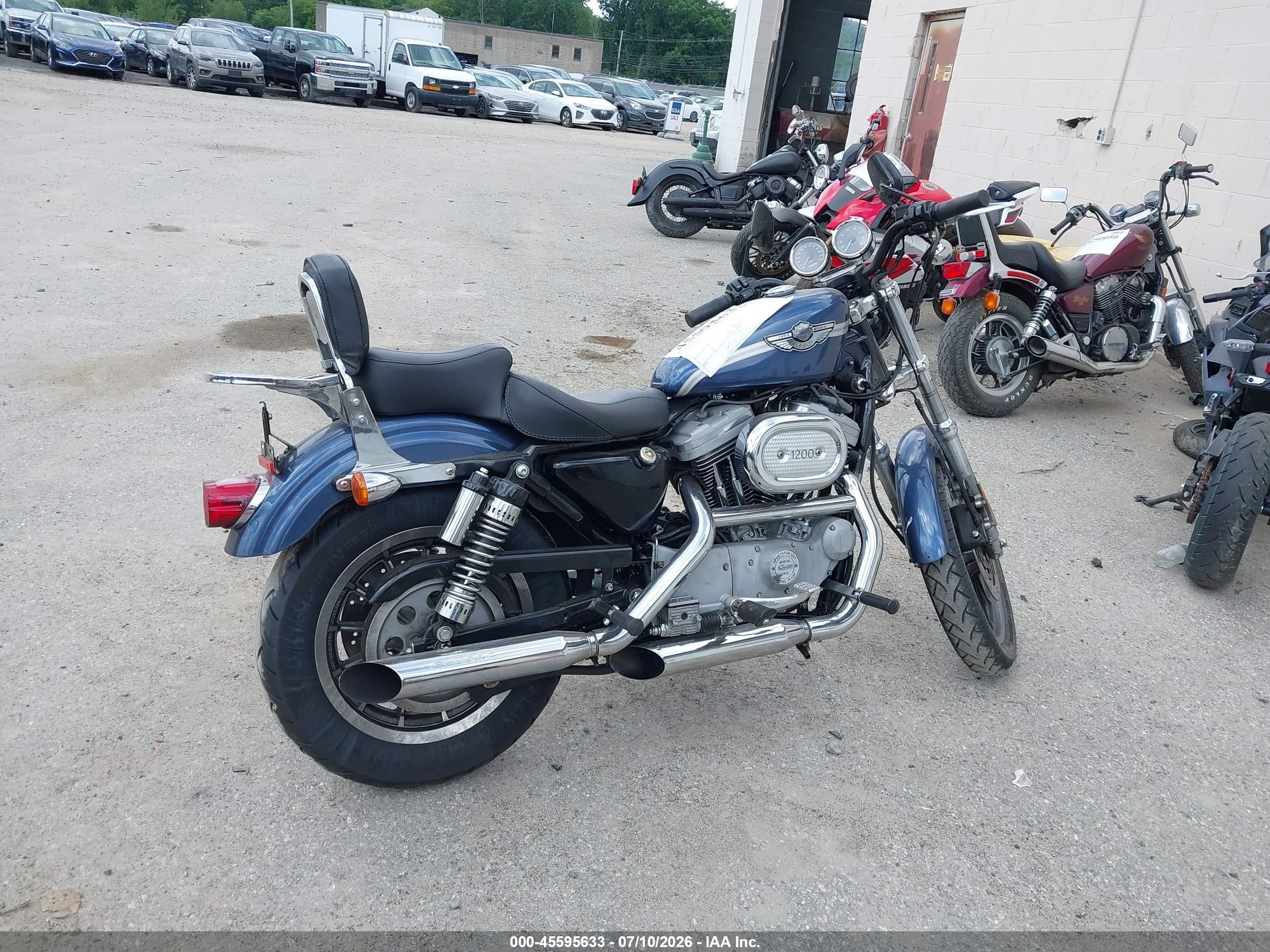 2003 Harley-davidson Xl1200 VIN 1HD1CHP123K413179 IAAI salvage auction — Front End, Salvage (New Hampshire), sold $950 on 2026-09-09 (photo 4)