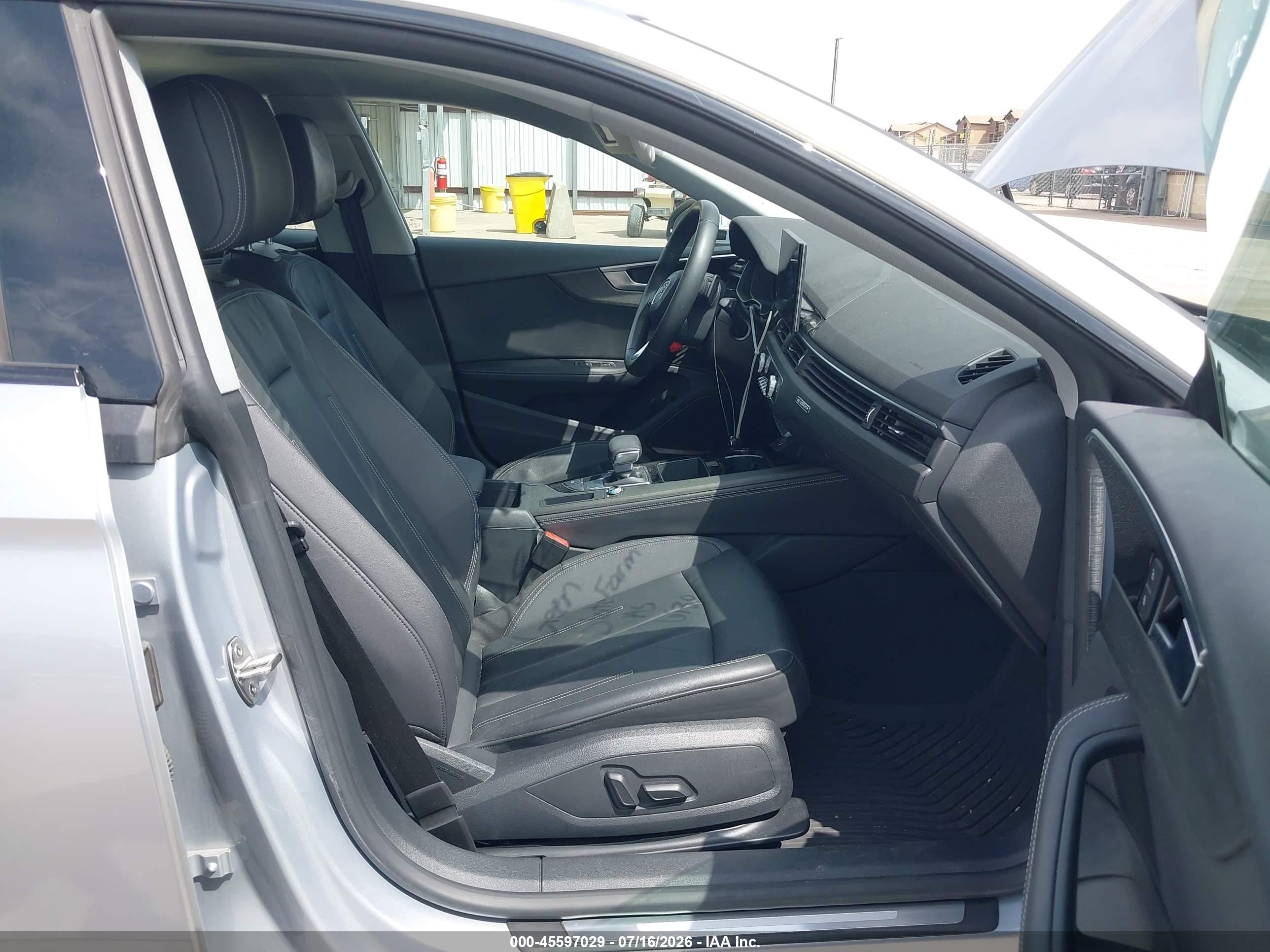 2022 Audi A5 Sportback VIN WAUCBCF54NA029222 IAAI salvage auction — Front End, Salvage (Arkansas), sold $9,700 on 2026-09-25 (photo 5)