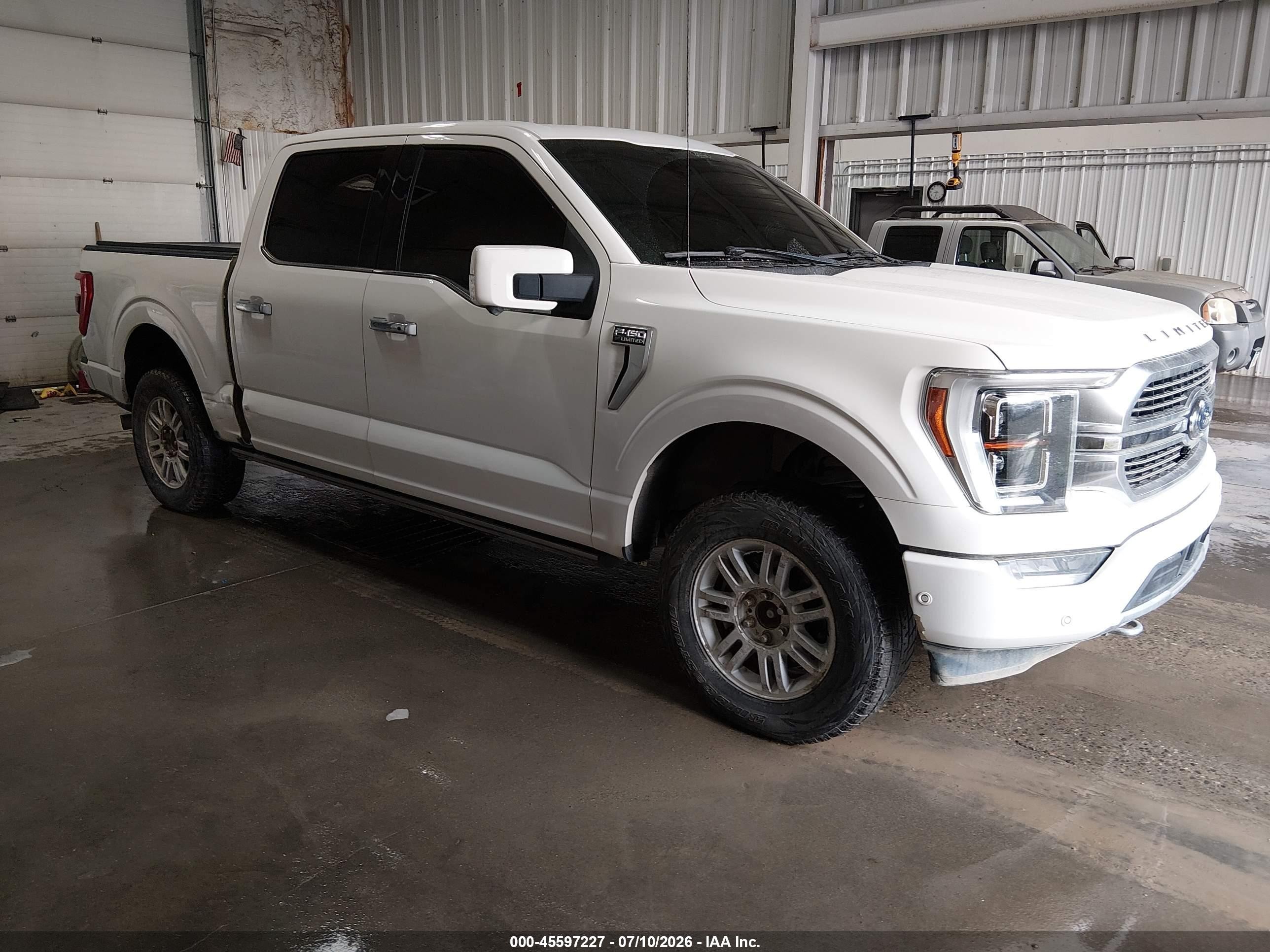 2021 Ford F-150 VIN 1FTFW1E87MFA47039 — IAAI salvage auction photo