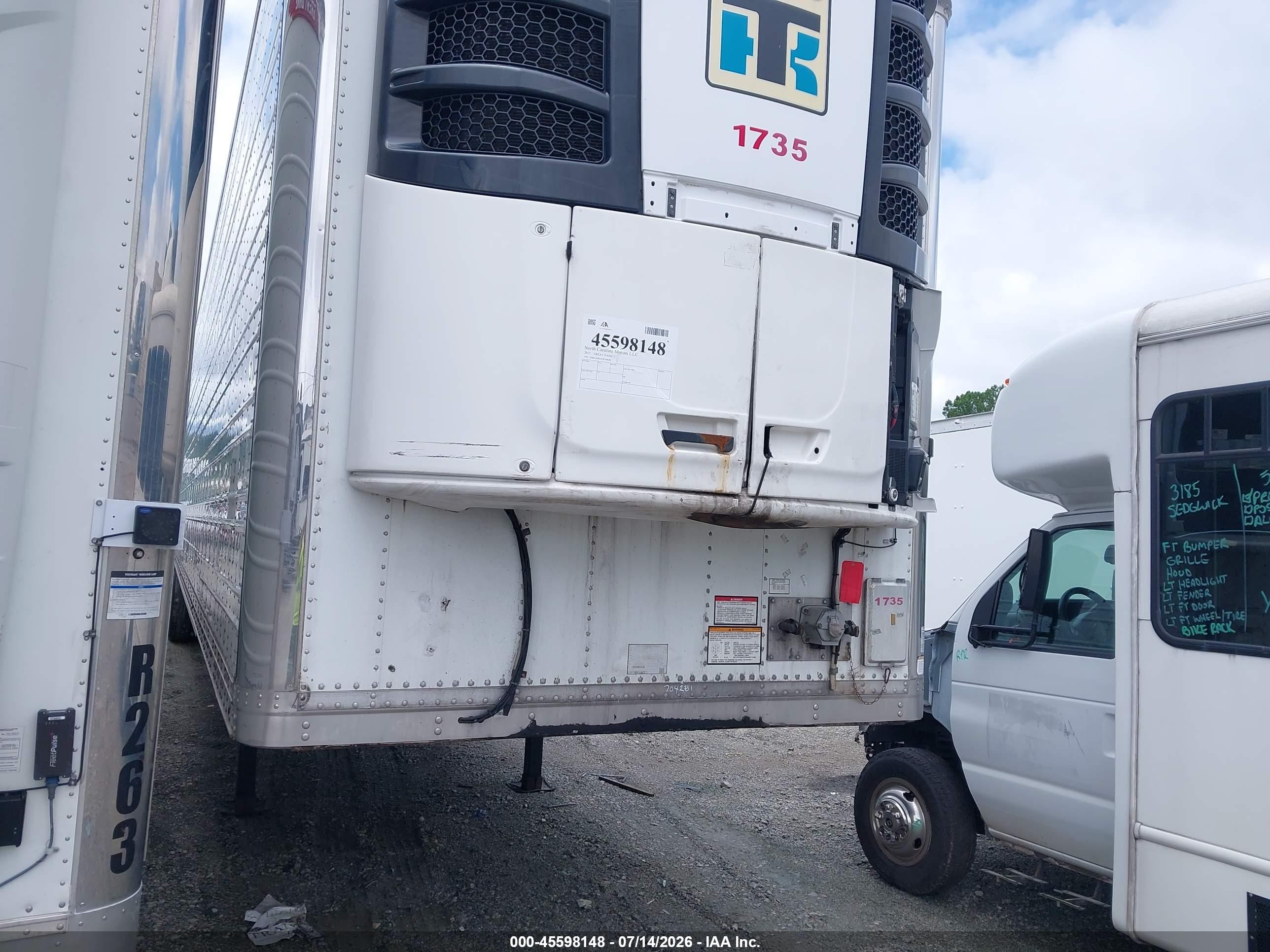 2017 Great Dane Trailers Trailer VIN 1GRAA0621HW704281 — IAAI salvage auction photo