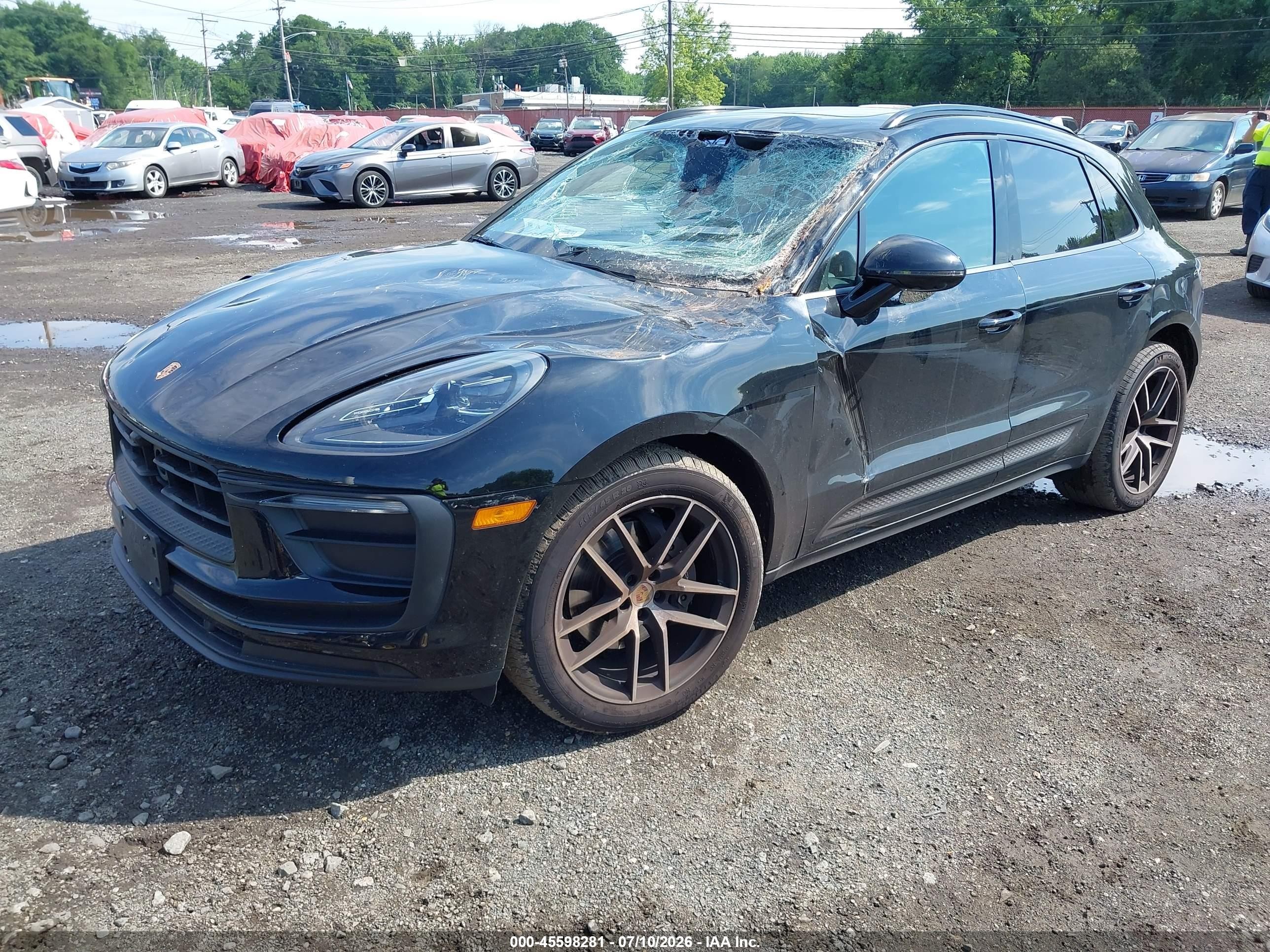 2025 Porsche Macan VIN WP1AA2A53SLB10290 IAAI salvage auction — Front End, Salvage (Idaho), sold $19,100 on 2026-08-26 (photo 2)