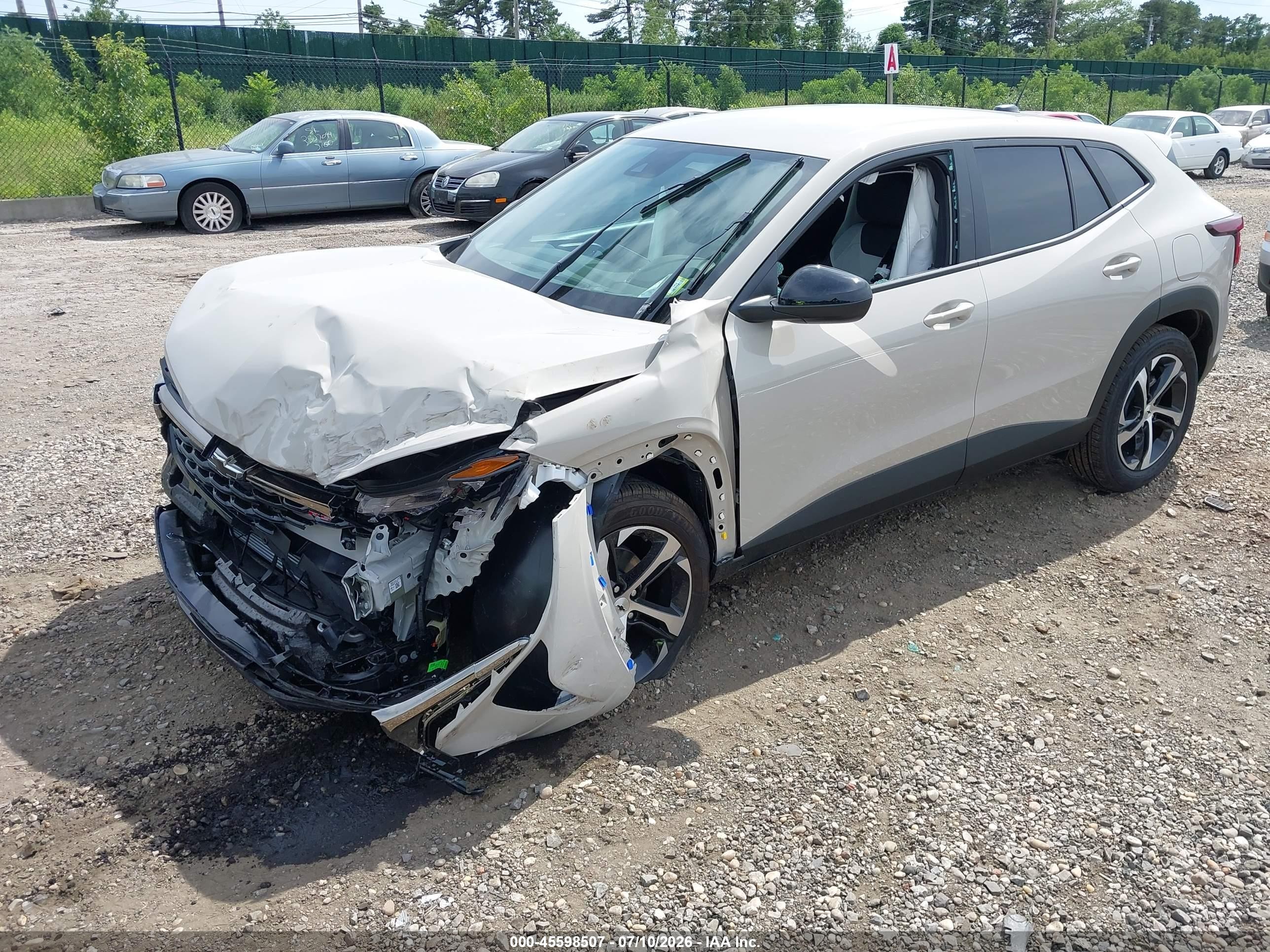 2026 Chevrolet Trax VIN KL77LGEP0TC116920 IAAI salvage auction — Front End, Mv-907A (New York), sold $3,375 on 2026-09-09 (photo 2)