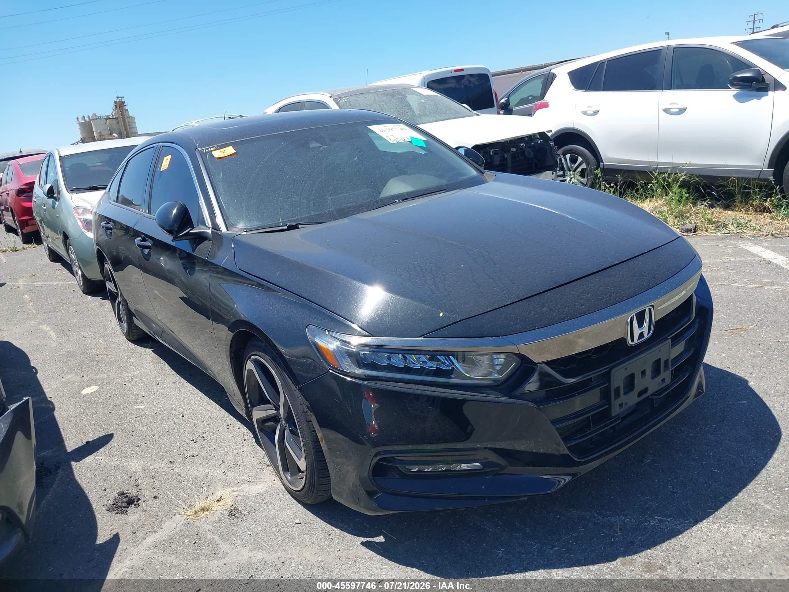 2018 Honda Accord VIN 1HGCV2F35JA034542 — IAAI salvage auction photo