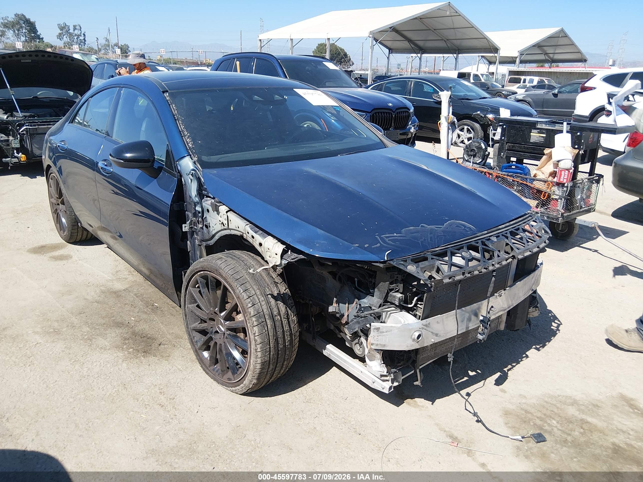 2020 Mercedes-Benz CLA-Class VIN WDD5J5BB6LN062370 — IAAI salvage auction photo