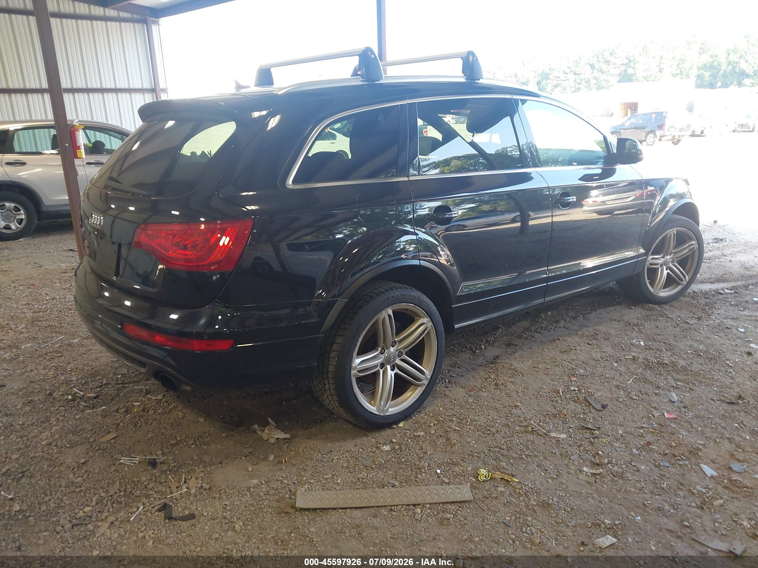 2013 Audi Q7 VIN WA1DGAFE6DD006514 IAAI salvage auction — Mechanical, Clear (Georgia), sold $2,100 on 2026-10-11 (photo 4)