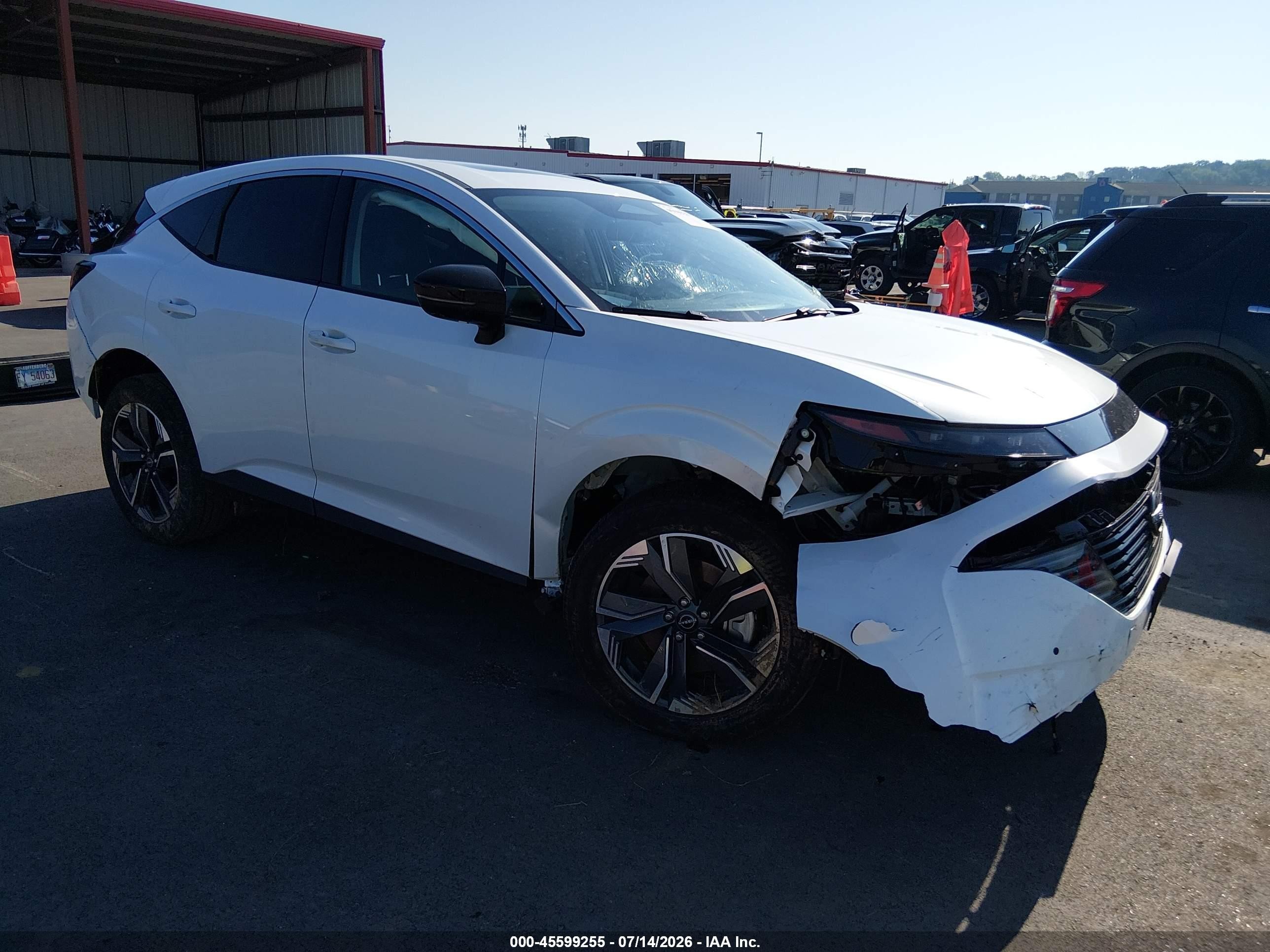 2025 Nissan Murano VIN 5N1AZ3CSXSC139767 — IAAI salvage auction photo