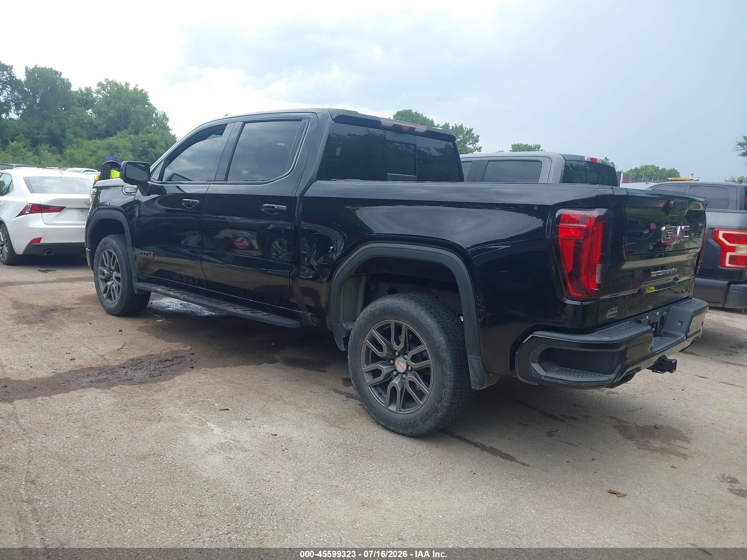 2022 GMC Sierra 1500 Limited VIN 1GTP9EEL7NZ143633 IAAI salvage auction — Hail, Salvage (Missouri), sold $24,100 on 2026-08-22 (photo 3)