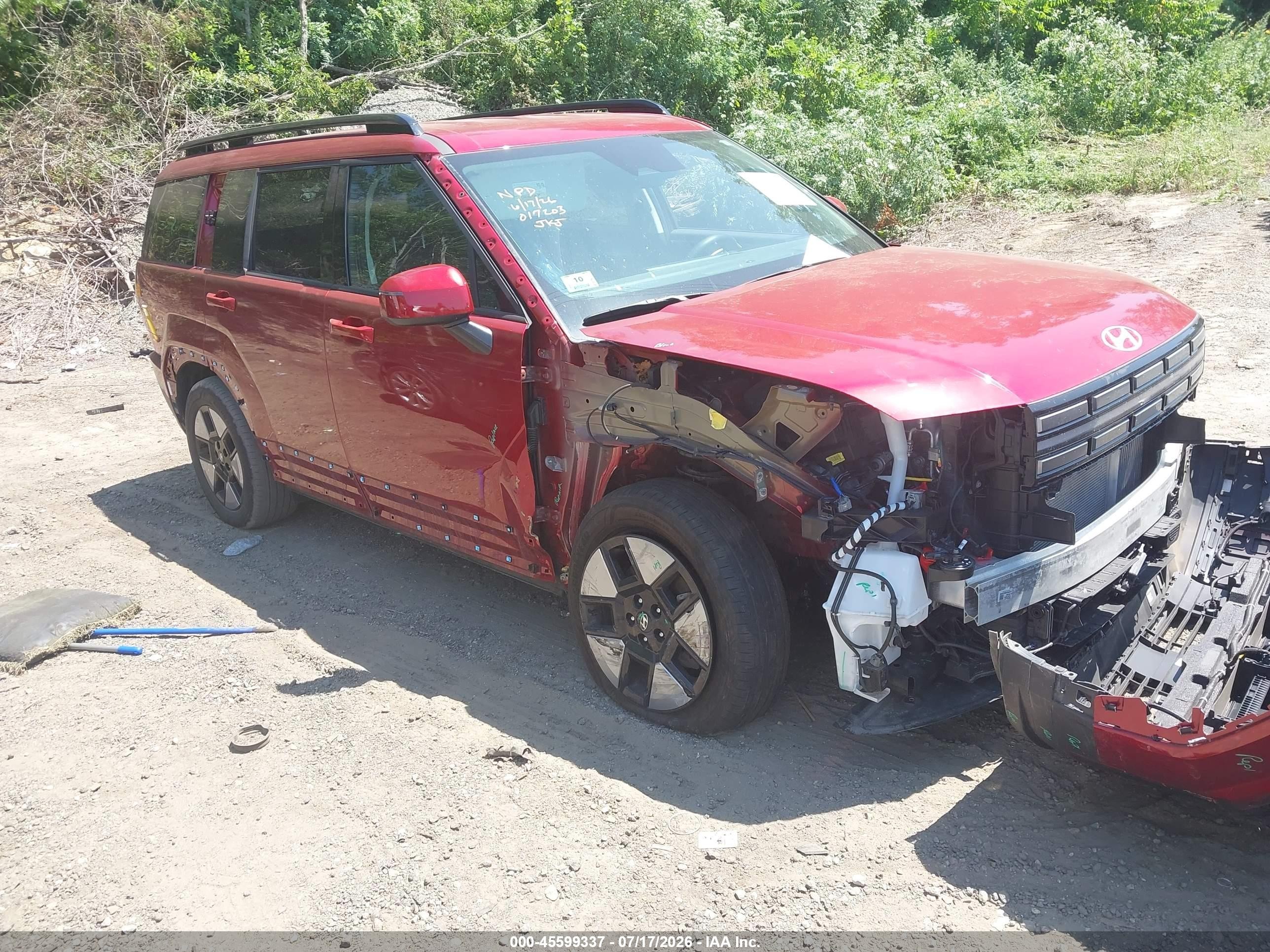 2024 Hyundai Santa Fe Hybrid VIN 5NMP2DG14RH017203 — IAAI salvage auction photo