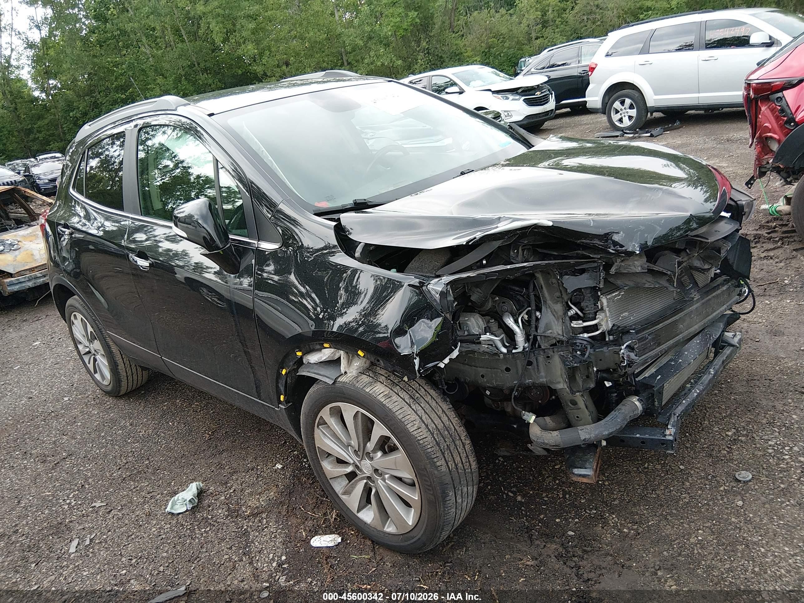 2019 Buick Encore VIN KL4CJASB0KB743029 IAAI salvage auction — Front End, Salvage (Ohio), sold $1,100 on 2026-09-10 (photo 1)