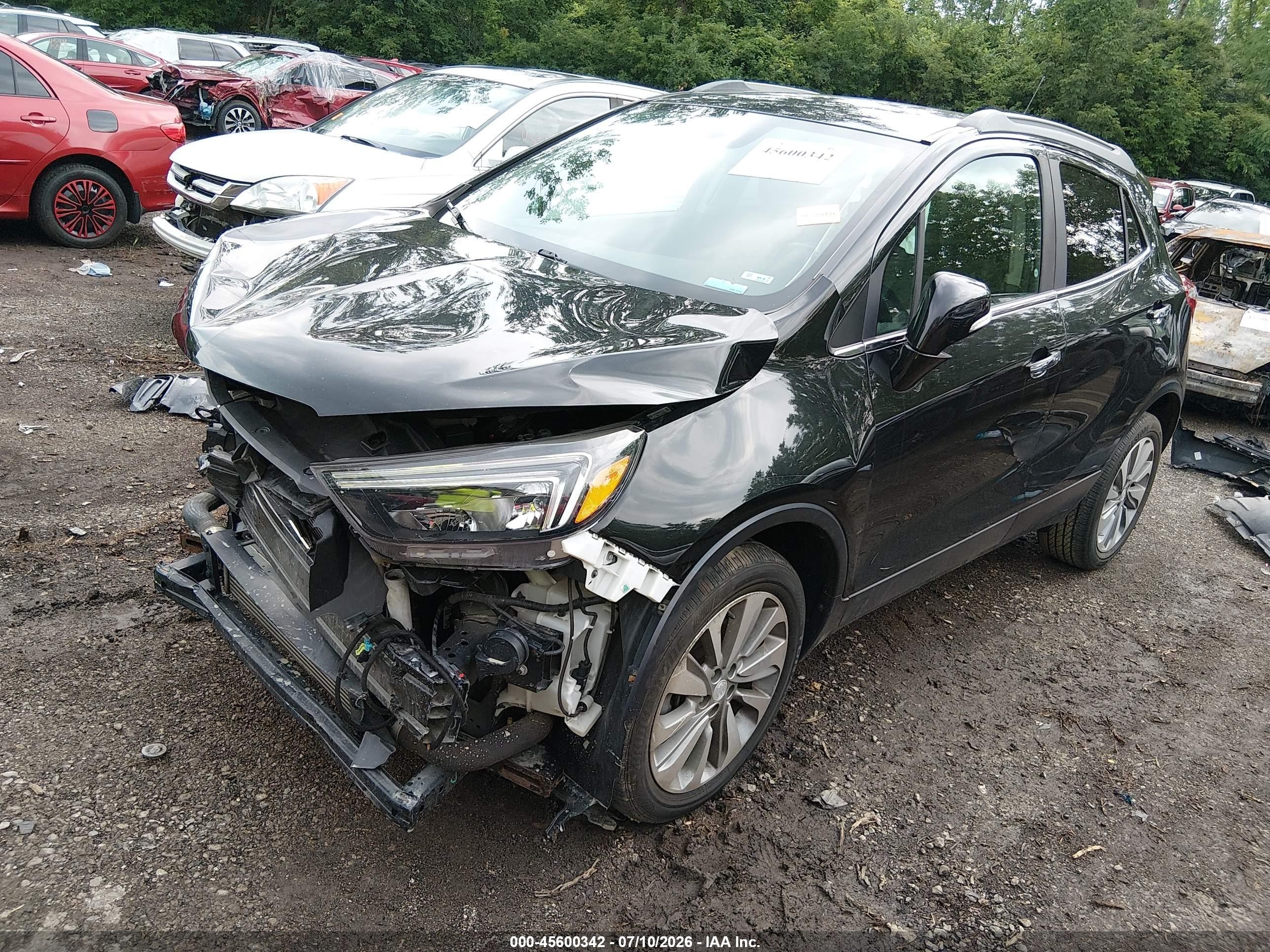 2019 Buick Encore VIN KL4CJASB0KB743029 IAAI salvage auction — Front End, Salvage (Ohio), sold $1,100 on 2026-09-10 (photo 2)