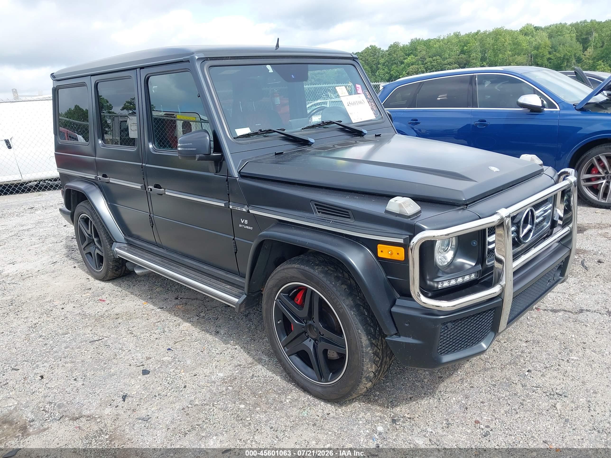 2014 Mercedes-Benz G-Class VIN WDCYC7DFXEX223558 — IAAI salvage auction photo