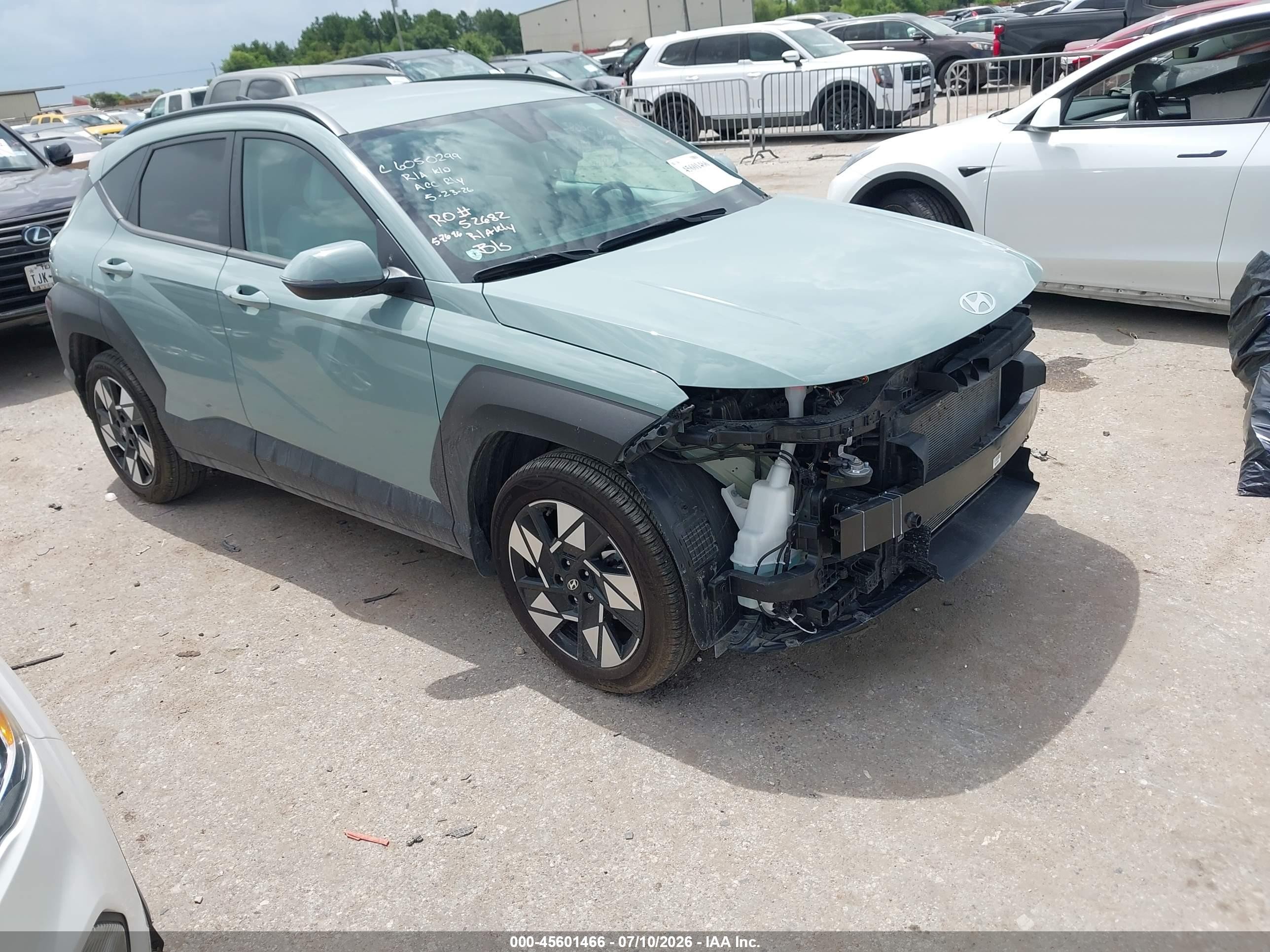 2025 Hyundai Kona VIN KM8HB3AB0SU321994 — IAAI salvage auction photo