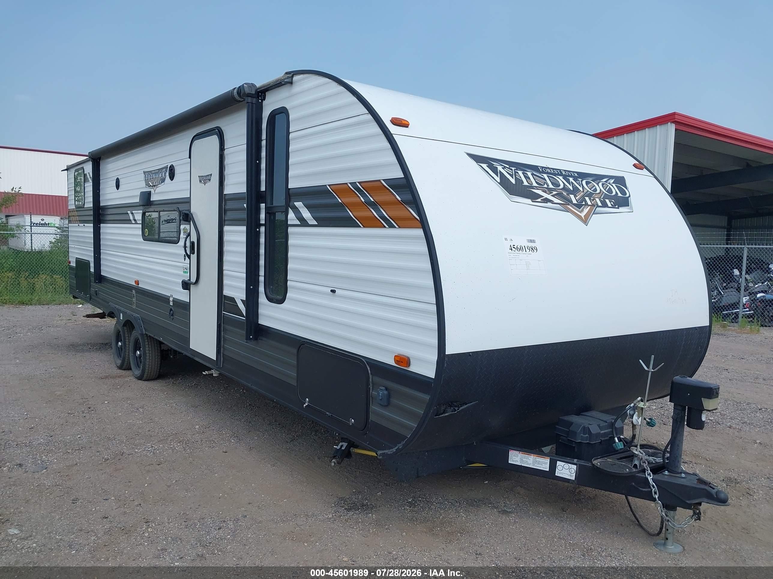 2020 Forest River Wildwood VIN 4X4TWDD20L7367193 — IAAI salvage auction photo