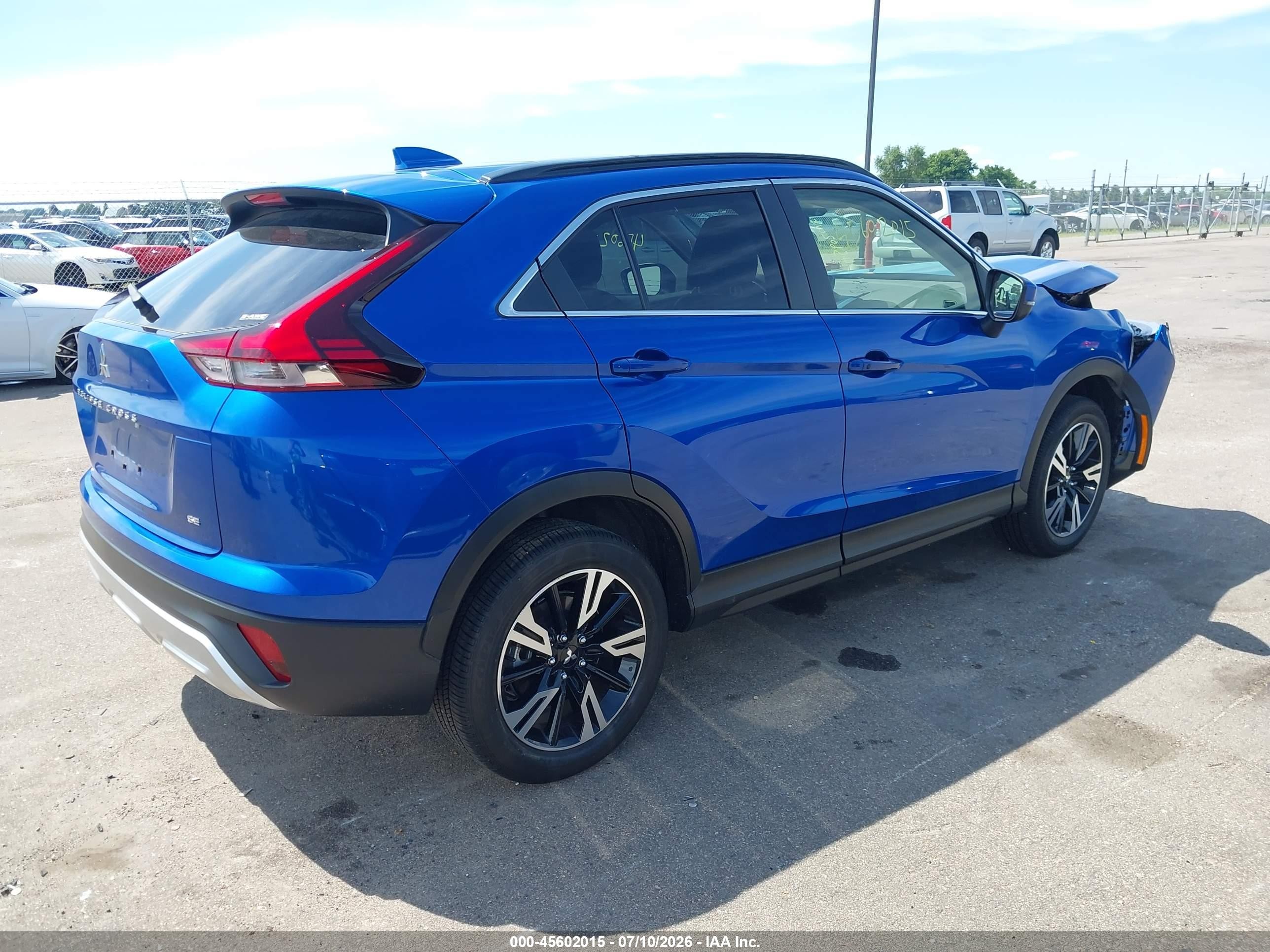 2025 Mitsubishi Eclipse cross VIN JA4ATWAA7SZ022916 IAAI salvage auction — Front End, Salvage (Minnesota), sold $5,800 on 2026-09-05 (photo 4)