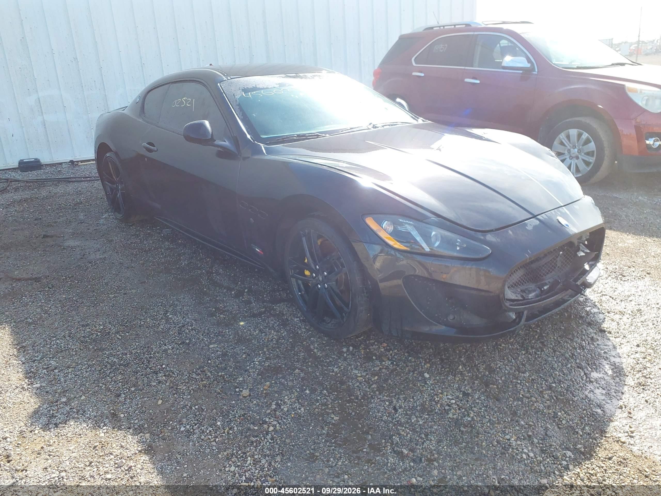 2016 Maserati GranTurismo VIN ZAM45VLA1G0177456 — IAAI salvage auction photo