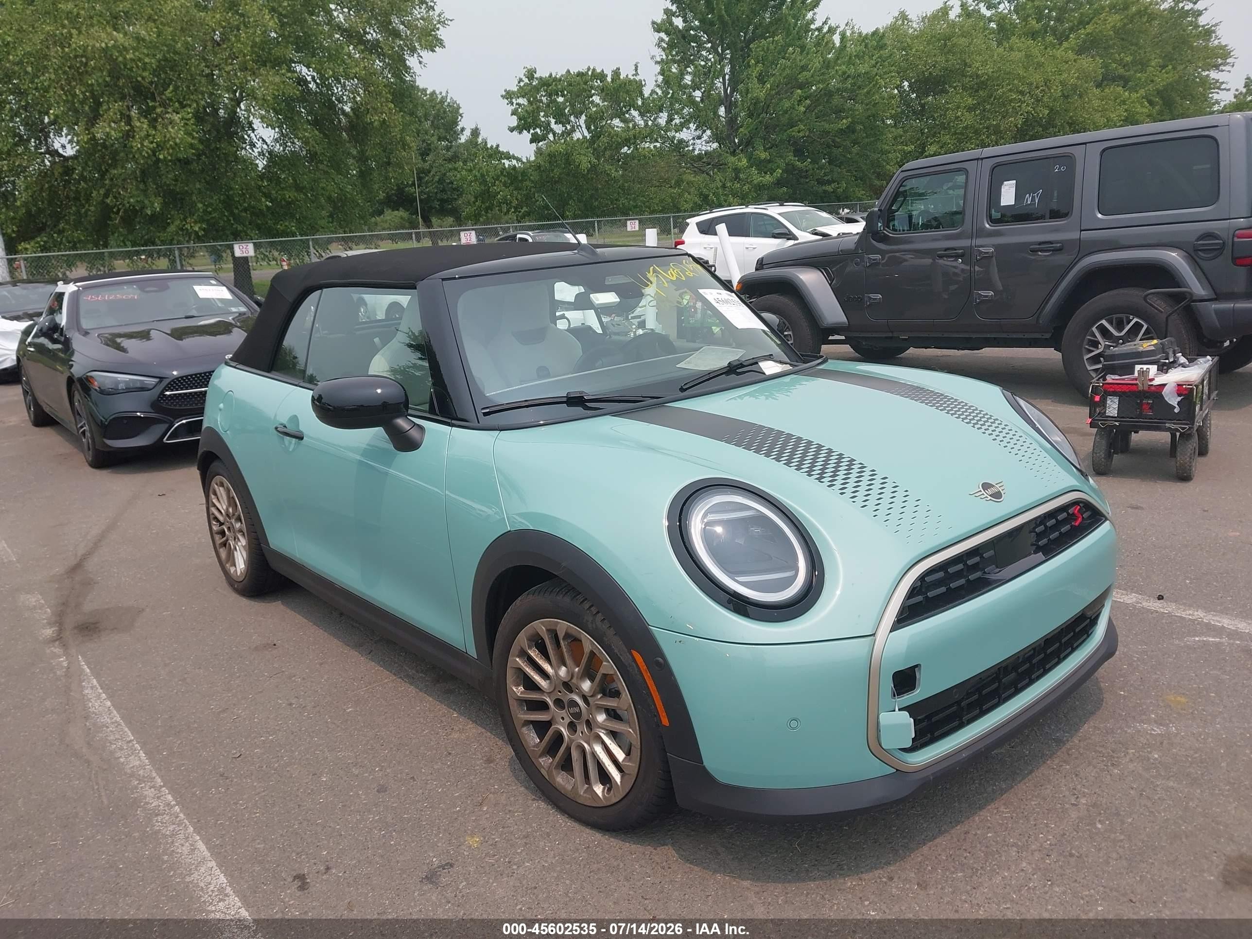 2026 Mini Convertible VIN WMW23GX04T2Y50380 — IAAI salvage auction photo