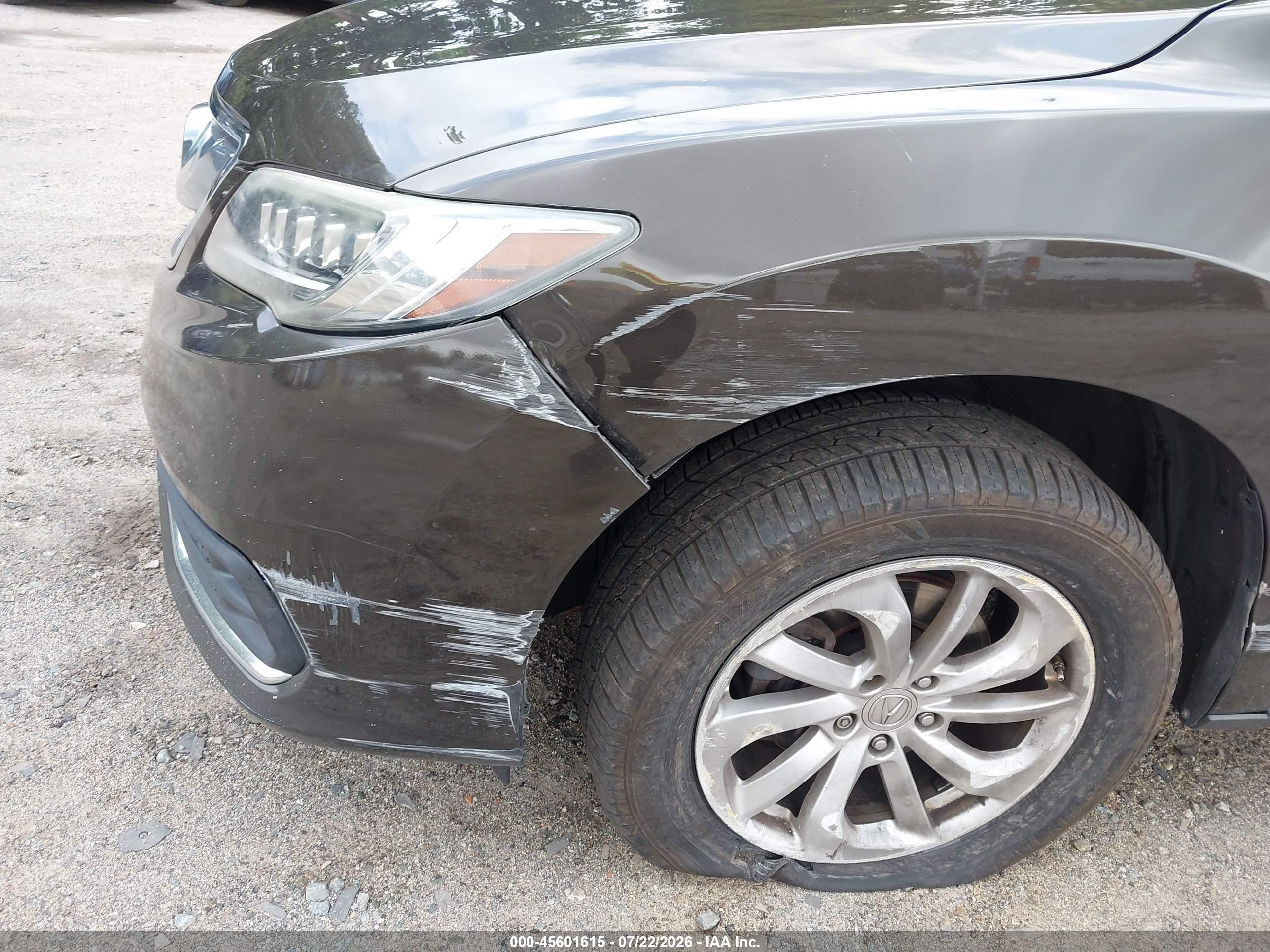 2016 Acura Rdx VIN 5J8TB4H37GL002948 IAAI salvage auction — Side, Salvage (Rhode Island), sold $700 on 2026-09-08 (photo 6)