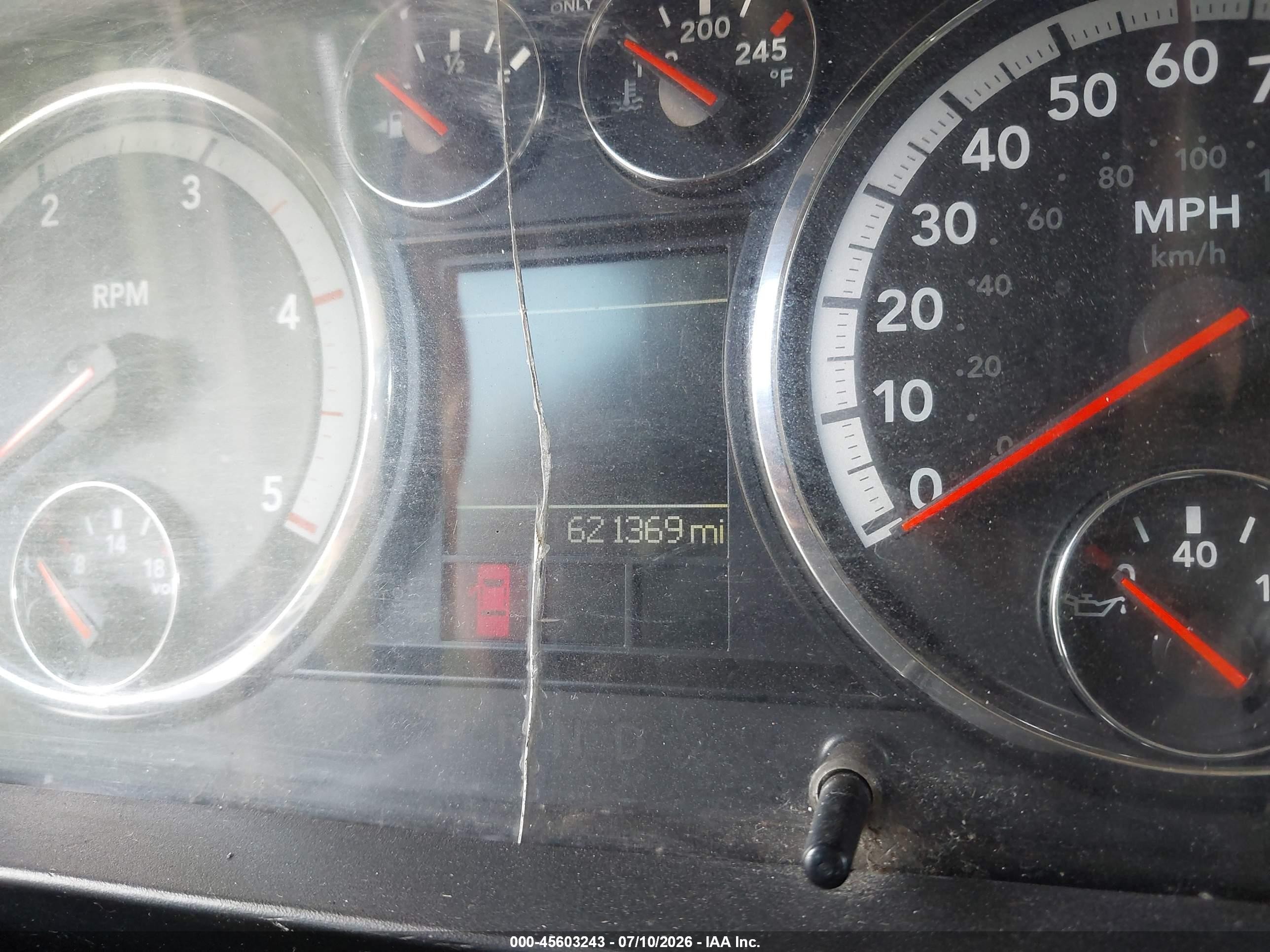 2012 Ram Ram VIN 3C7WDKAL6CG139569 IAAI salvage auction — Unknown, Rebuilt (Mississippi), sold $7,050 on 2026-07-31 (photo 5)