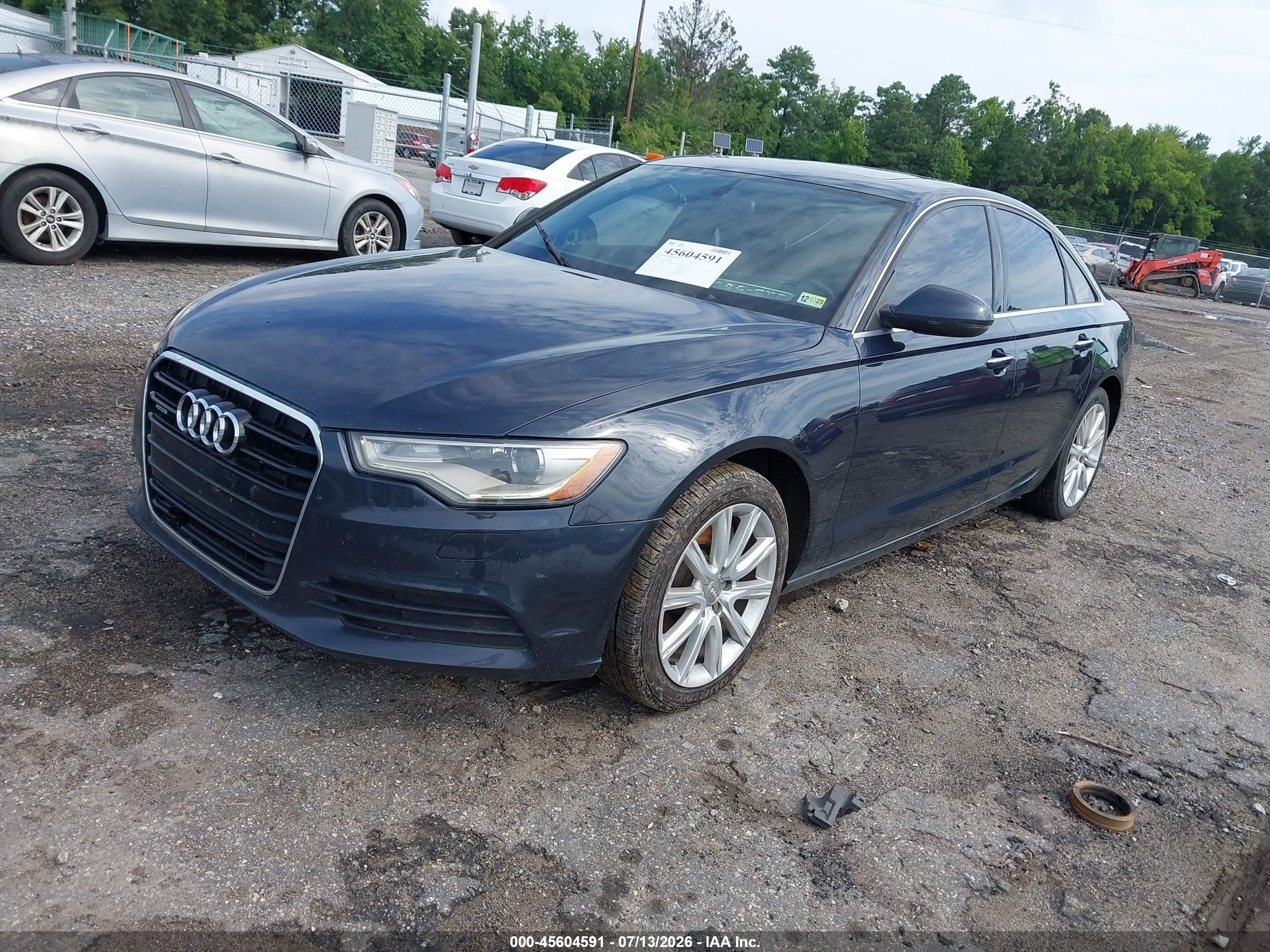 2015 Audi A6 VIN WAUGFAFC2FN040951 IAAI salvage auction — Side, Clear (Virginia), sold $1,400 on 2026-10-09 (photo 2)