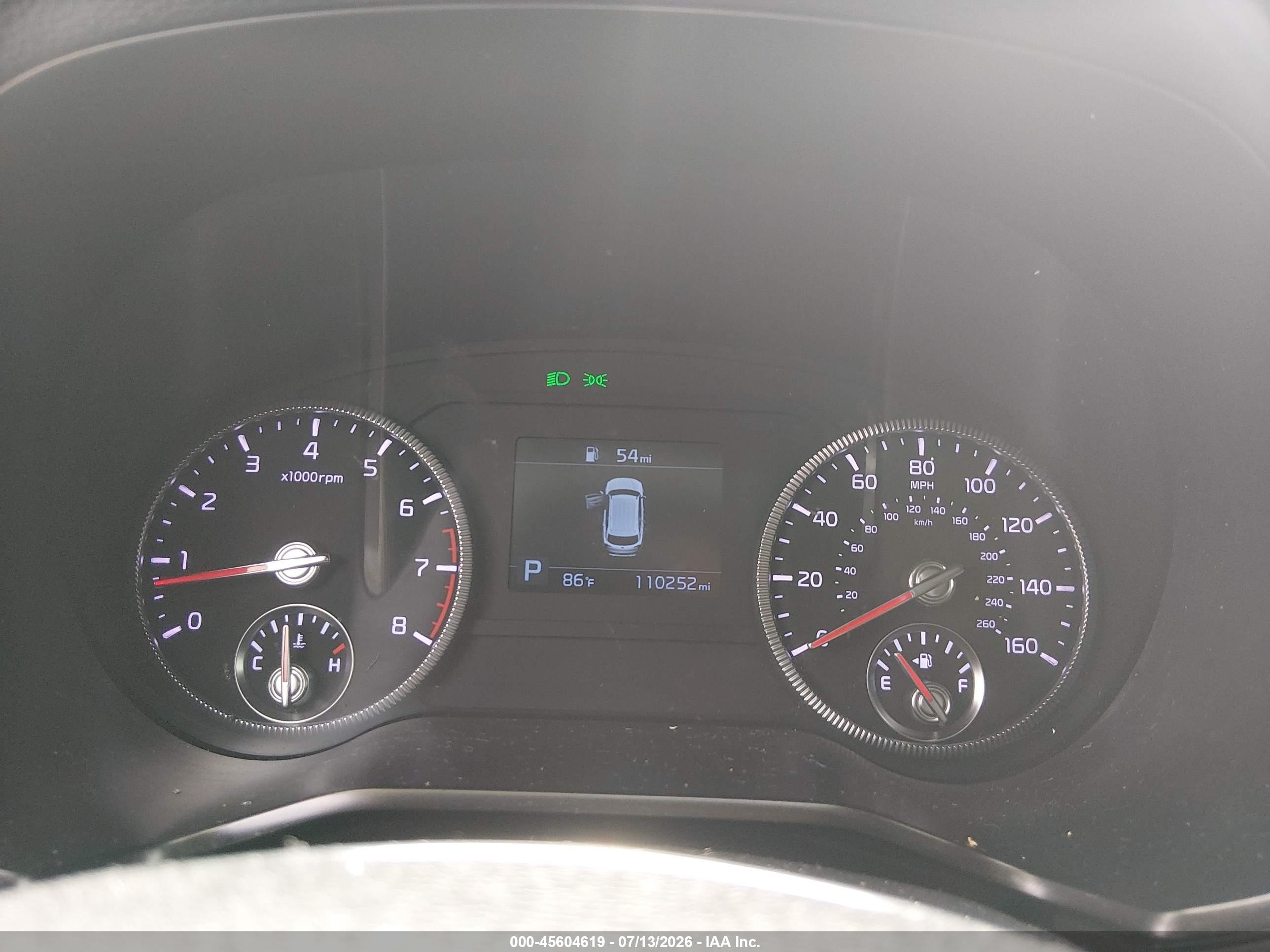 2020 Kia Telluride VIN 5XYP64HC6LG095780 IAAI salvage auction — Storm Damage, Salvage (Louisiana), sold $6,500 on 2026-09-08 (photo 7)