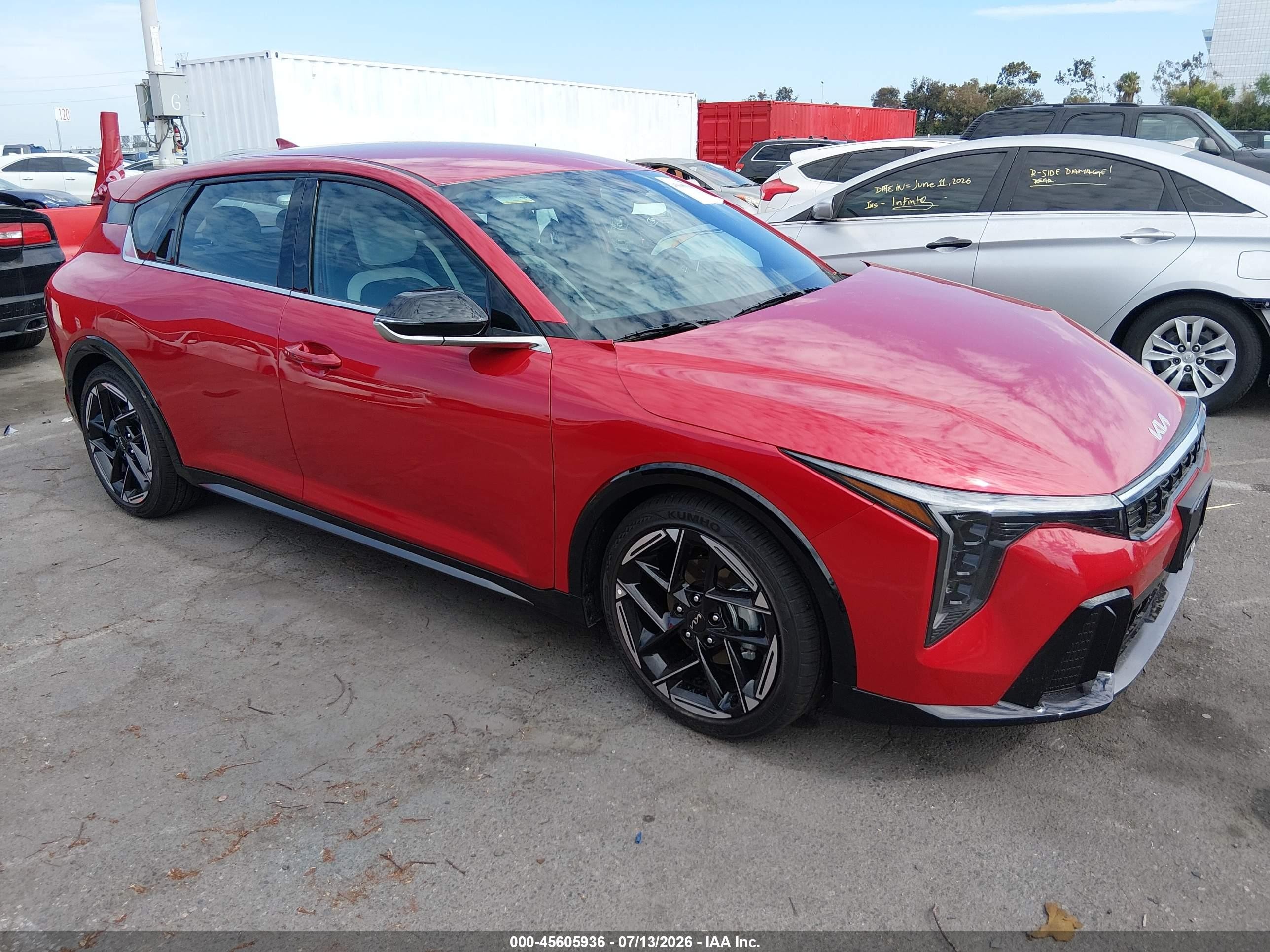 2026 Kia K4 VIN 3KPFU5DE3TE299416 — IAAI salvage auction photo