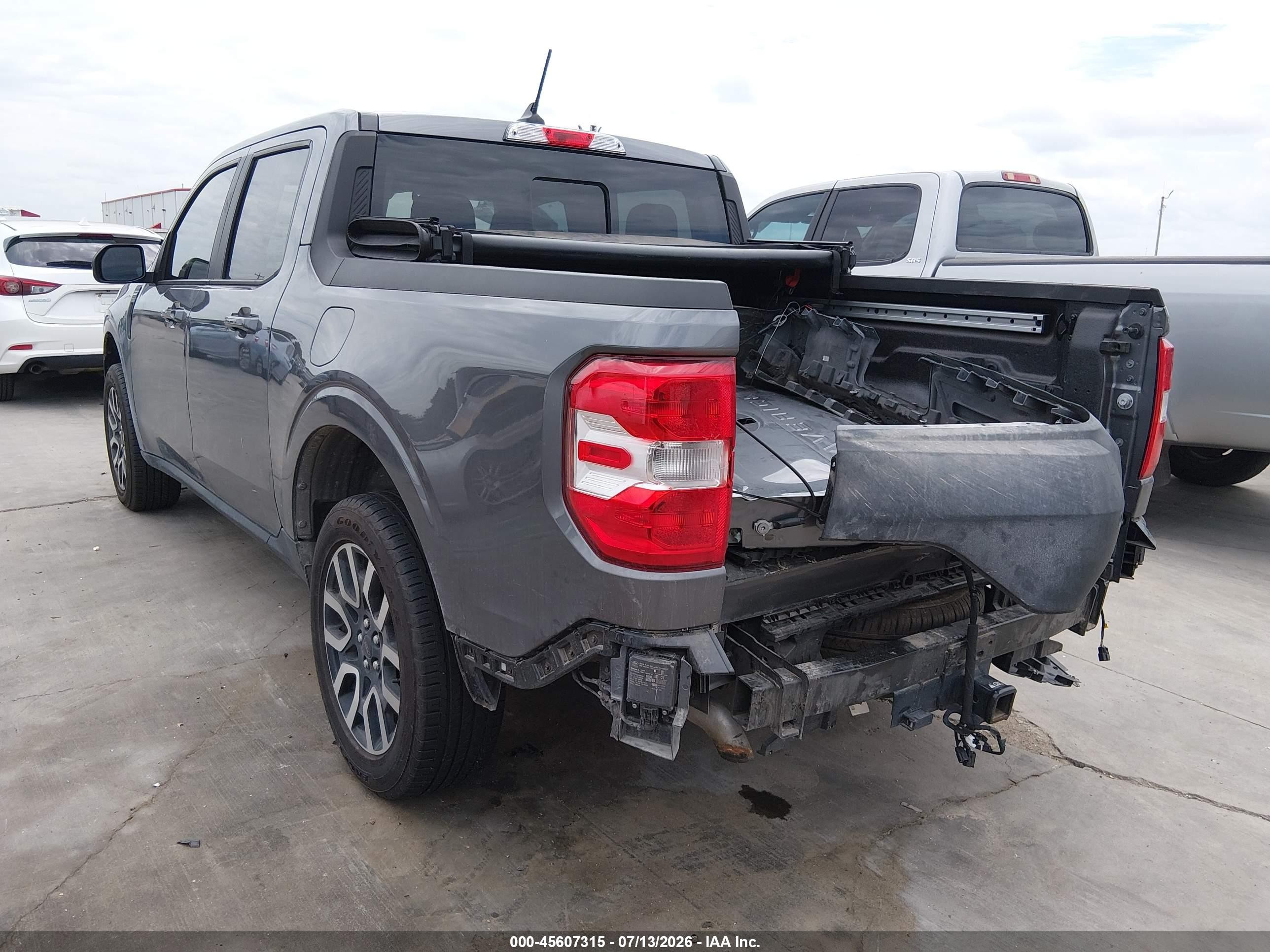 2024 Ford Maverick VIN 3FTTW8M32RRA08628 IAAI salvage auction — Rear End, Original (Texas), sold $14,700 on 2026-09-25 (photo 3)