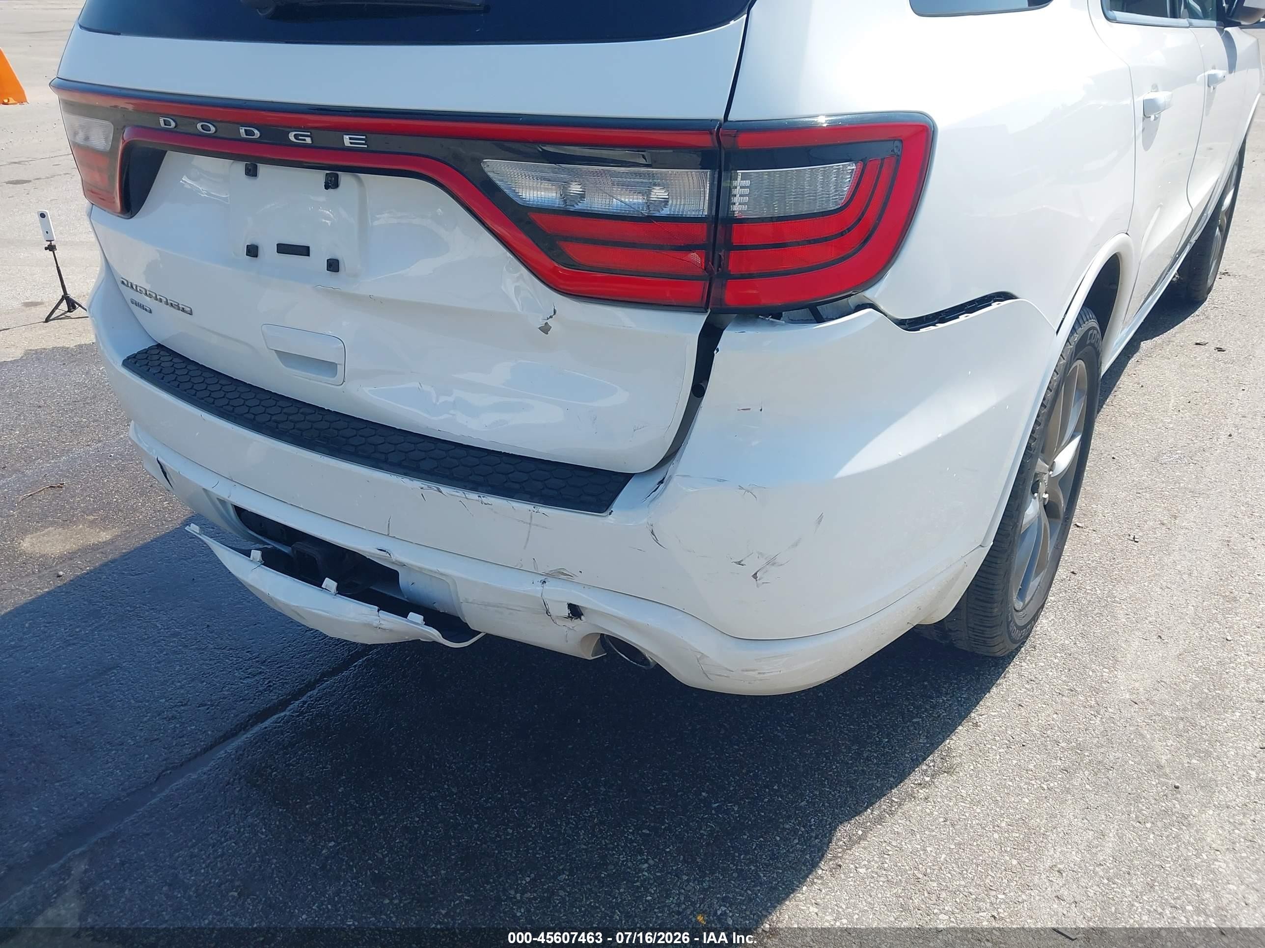 2015 Dodge Durango VIN 1C4RDJAG3FC180370 IAAI salvage auction — Rear End, Clear (Indiana), sold $2,150 on 2026-09-26 (photo 6)