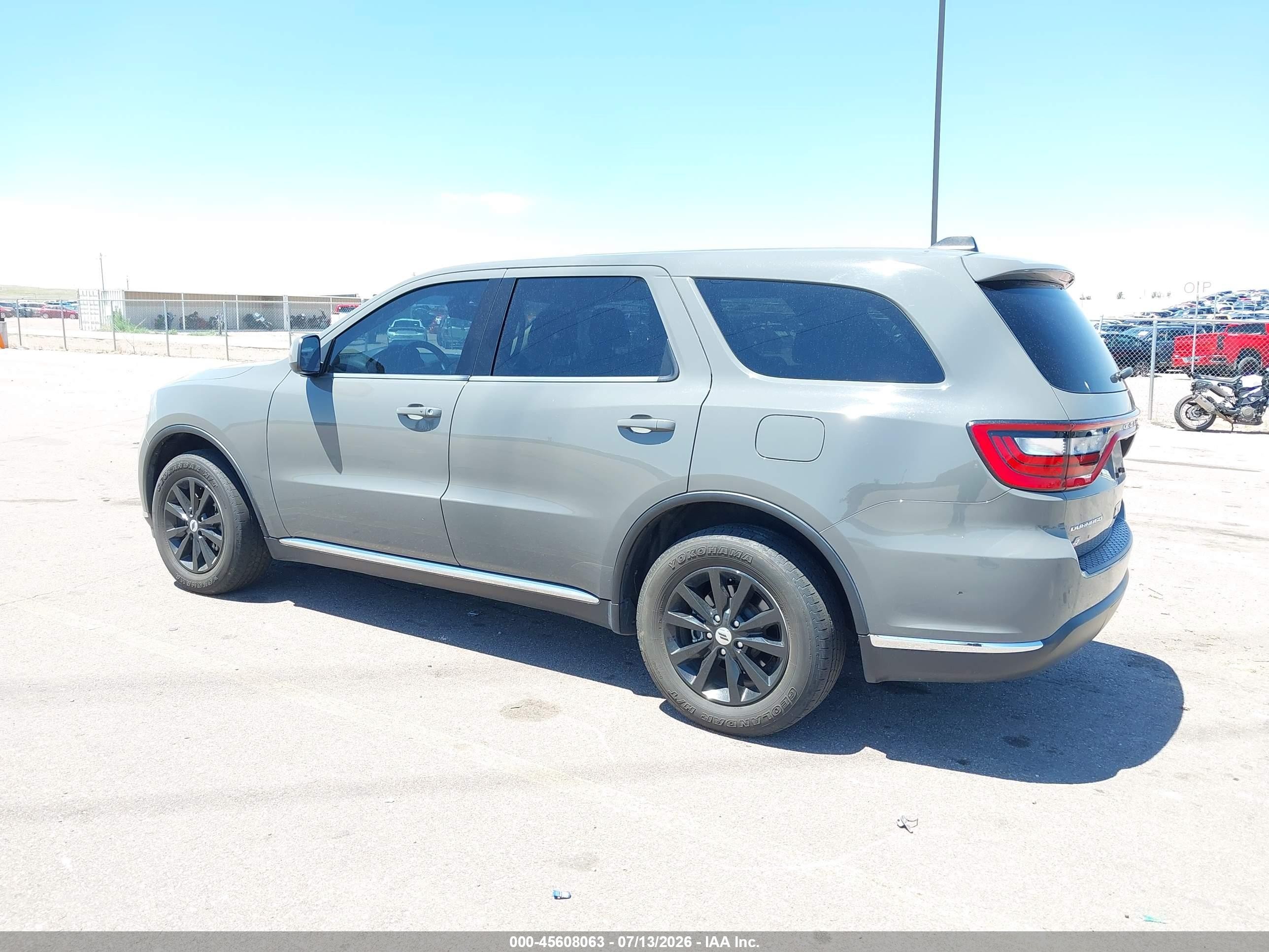 2020 Dodge Durango VIN 1C4RDJAG4LC162813 IAAI salvage auction — Hail, Clear (Colorado), sold $7,200 on 2026-09-25 (photo 3)
