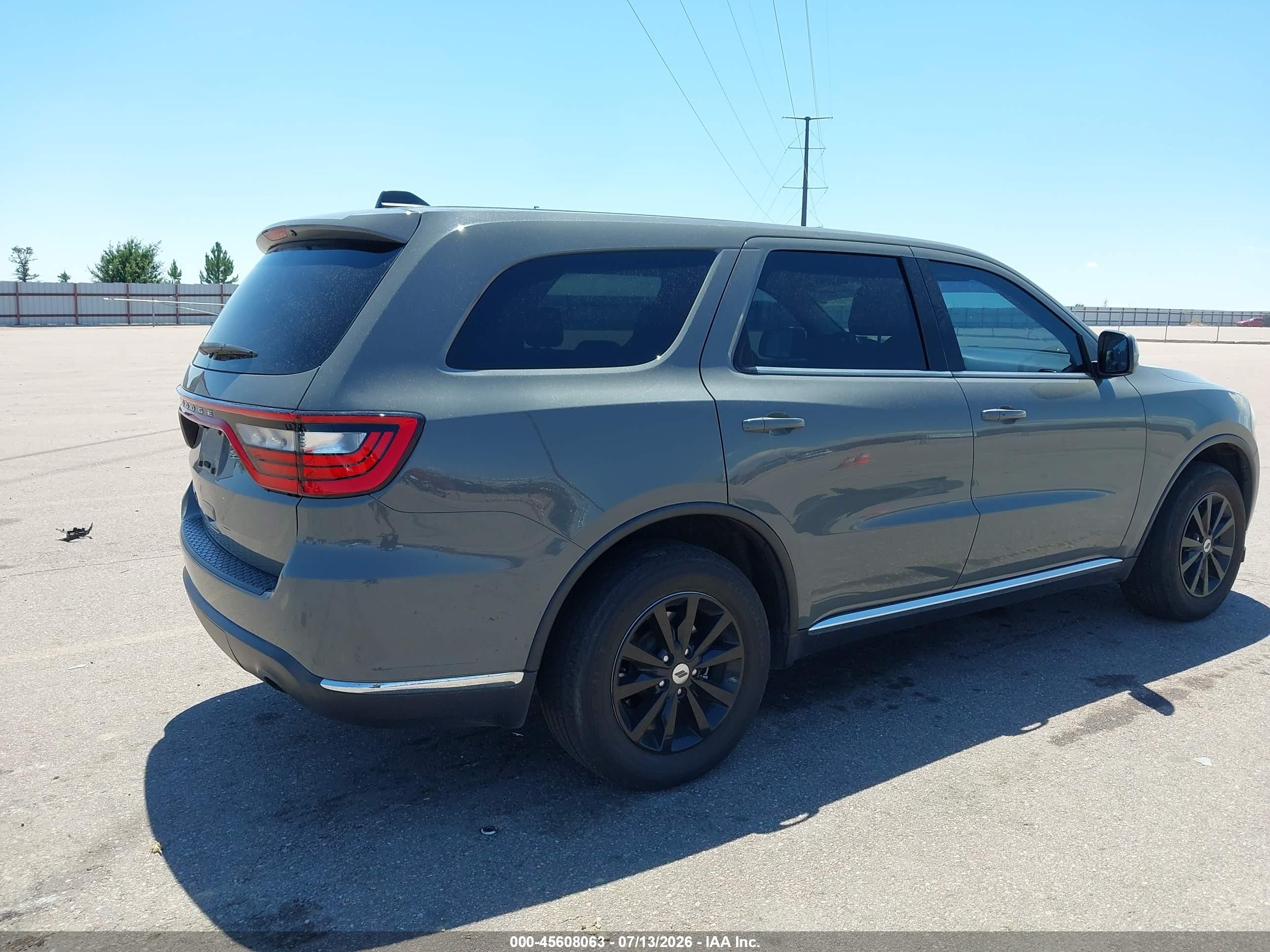 2020 Dodge Durango VIN 1C4RDJAG4LC162813 IAAI salvage auction — Hail, Clear (Colorado), sold $7,200 on 2026-09-25 (photo 4)