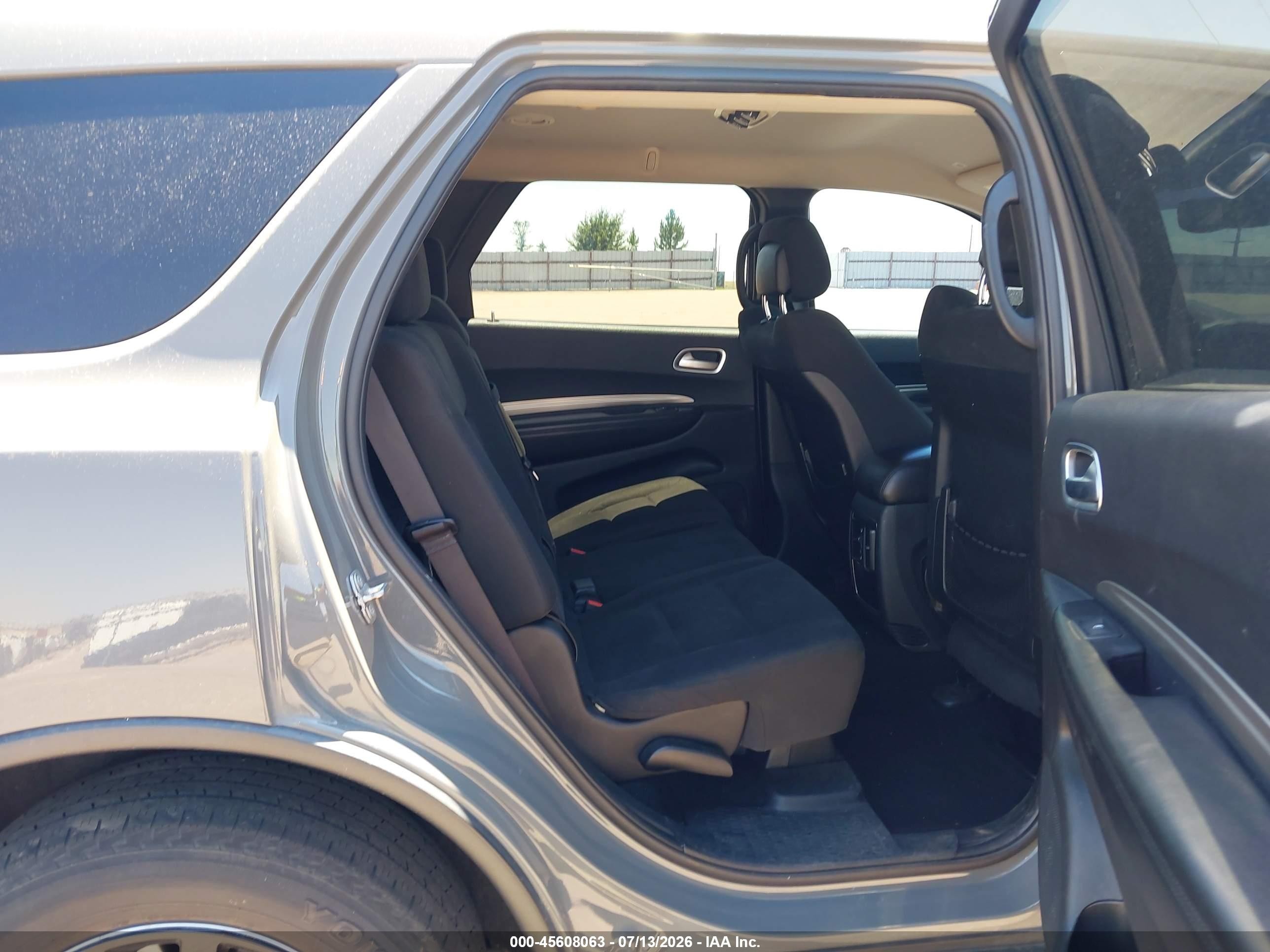 2020 Dodge Durango VIN 1C4RDJAG4LC162813 IAAI salvage auction — Hail, Clear (Colorado), sold $7,200 on 2026-09-25 (photo 8)