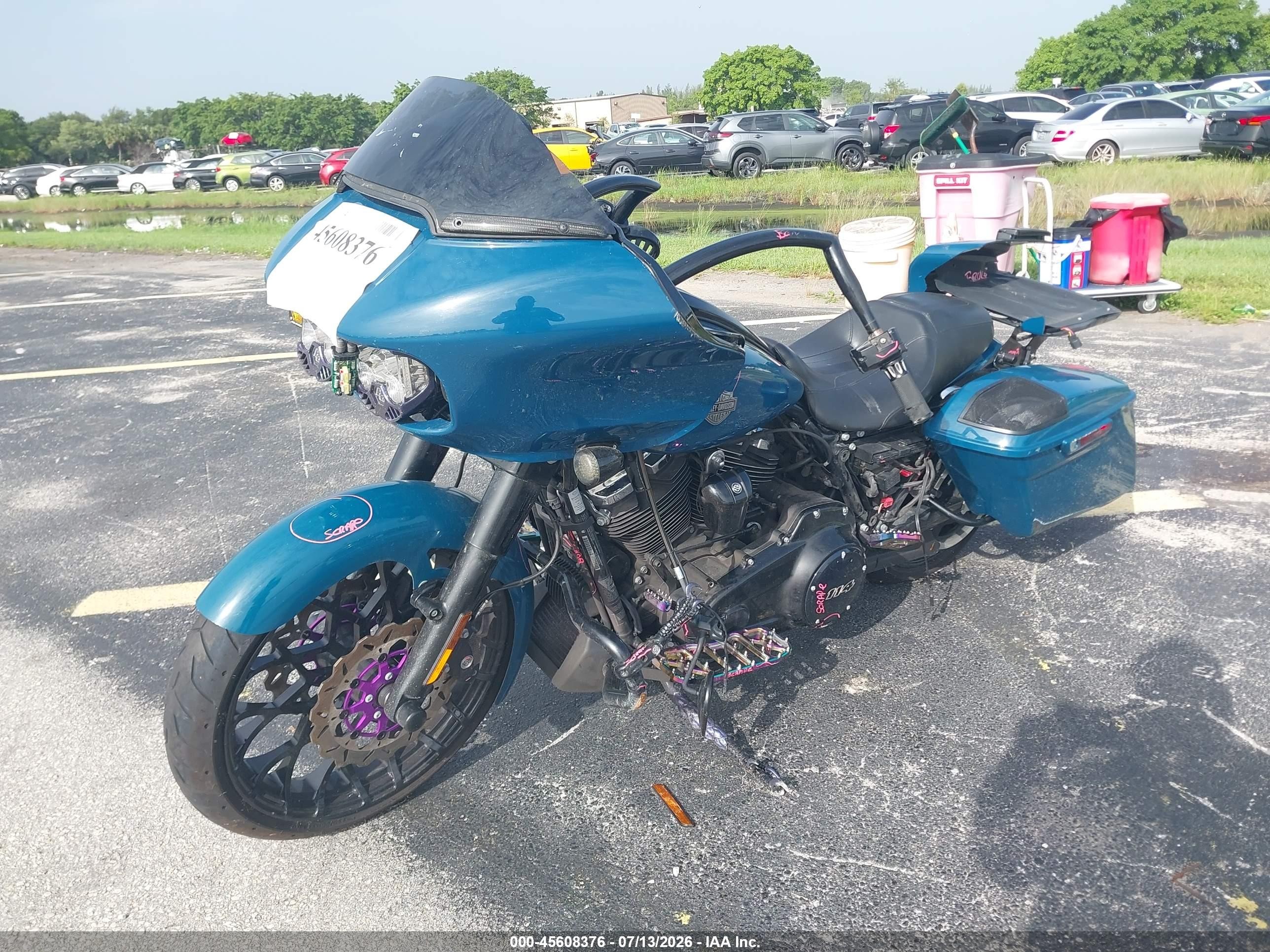 2021 Harley-davidson Road glide VIN 1HD1KTP14MB669217 IAAI salvage auction — Rear End, Certificate Of Destruction (Florida), sold $4,200 on 2026-09-02 (photo 2)