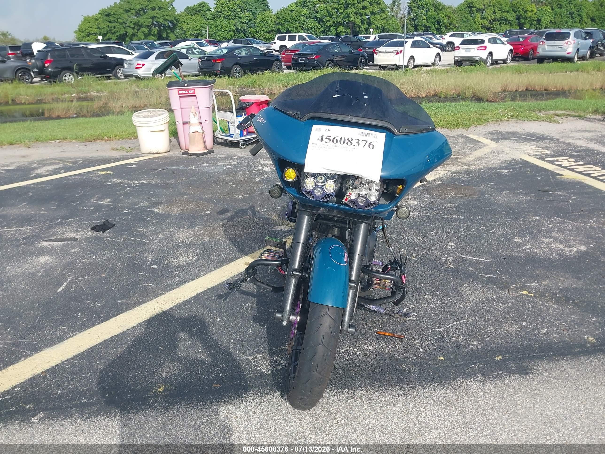 2021 Harley-davidson Road glide VIN 1HD1KTP14MB669217 IAAI salvage auction — Rear End, Certificate Of Destruction (Florida), sold $4,200 on 2026-09-02 (photo 5)