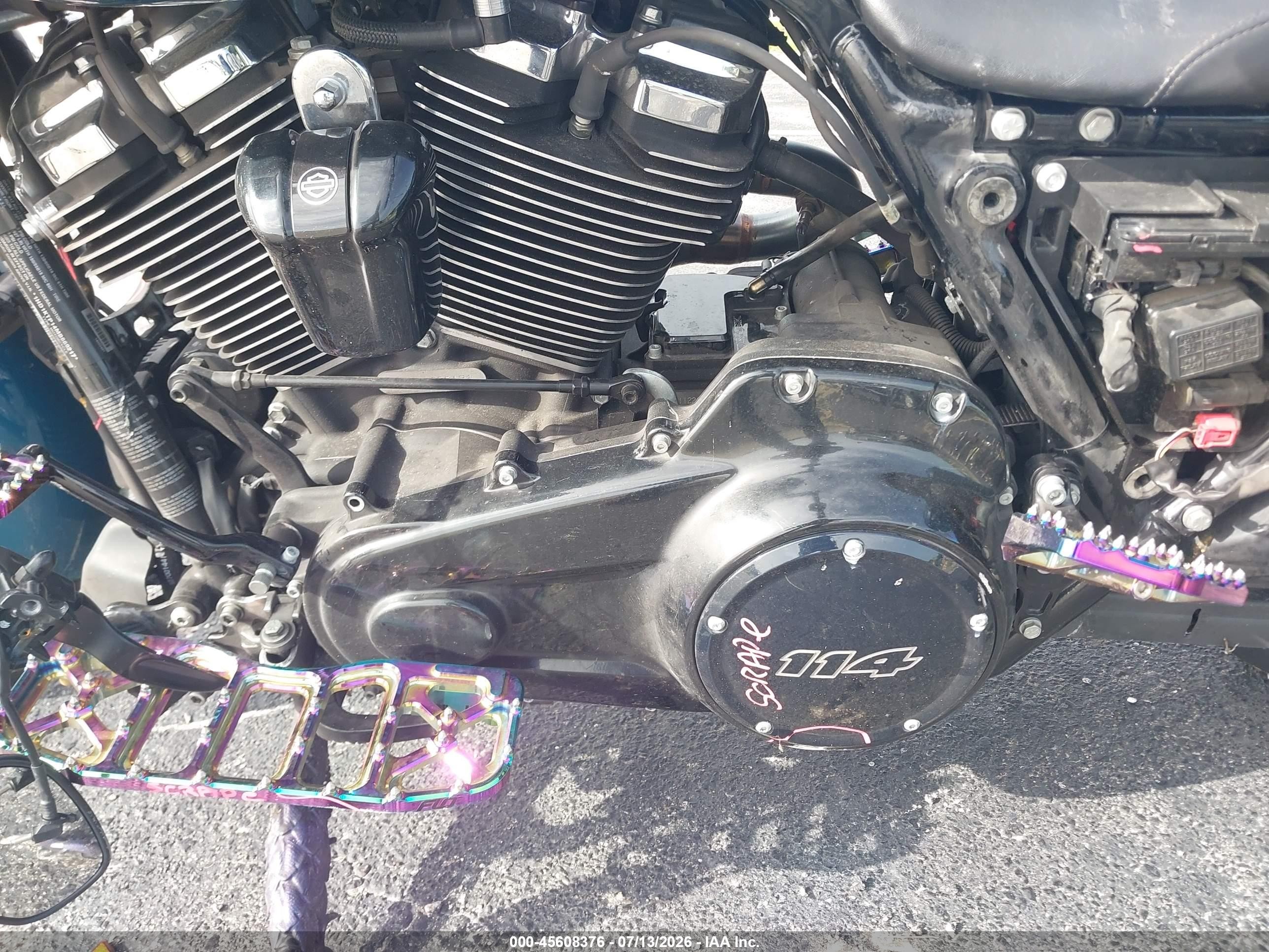 2021 Harley-davidson Road glide VIN 1HD1KTP14MB669217 IAAI salvage auction — Rear End, Certificate Of Destruction (Florida), sold $4,200 on 2026-09-02 (photo 9)