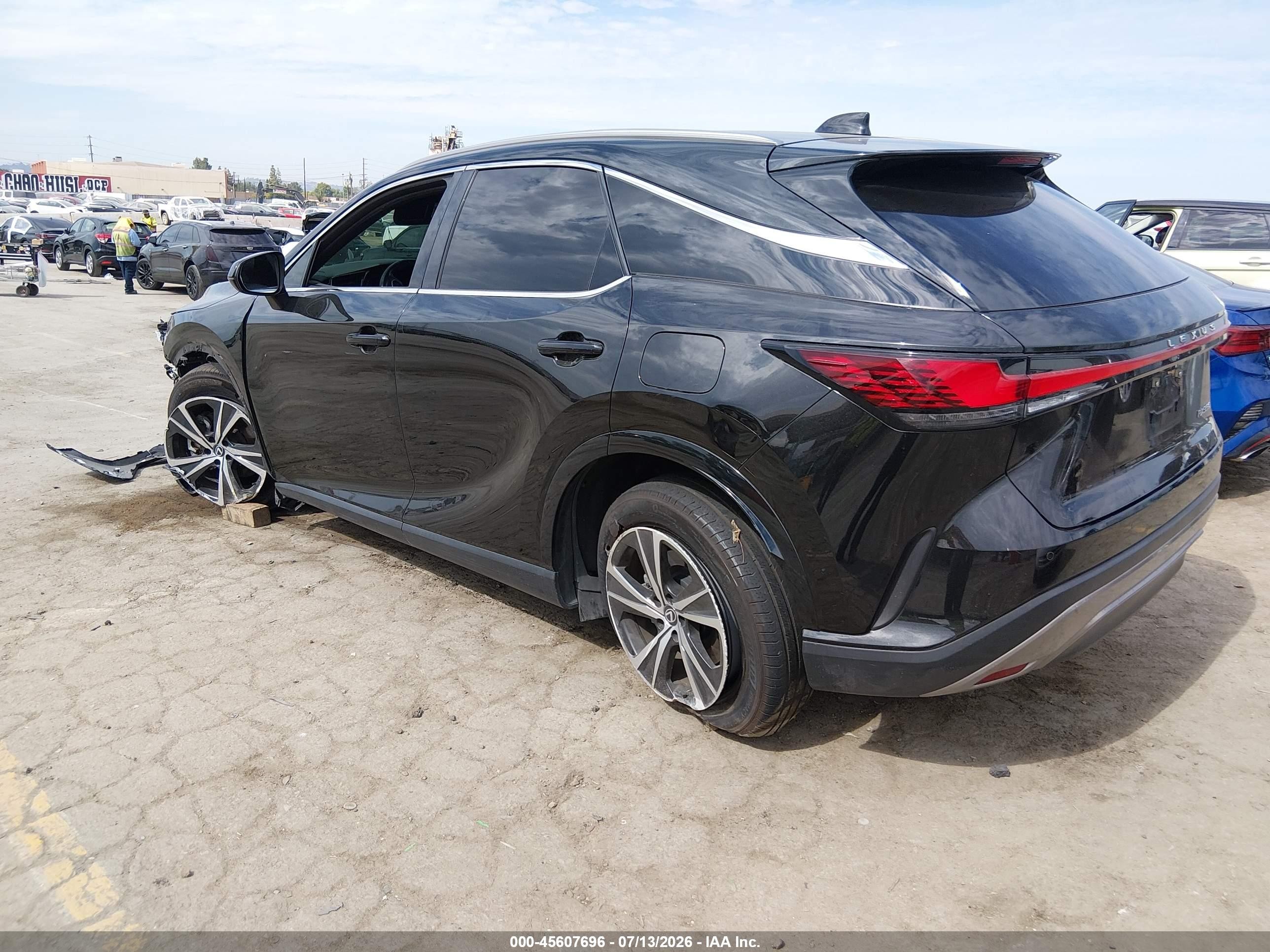 2025 Lexus Rx VIN 2T2BAMBAXSC053361 IAAI salvage auction — Front End, Salvage (California), sold $16,500 on 2026-08-29 (photo 3)