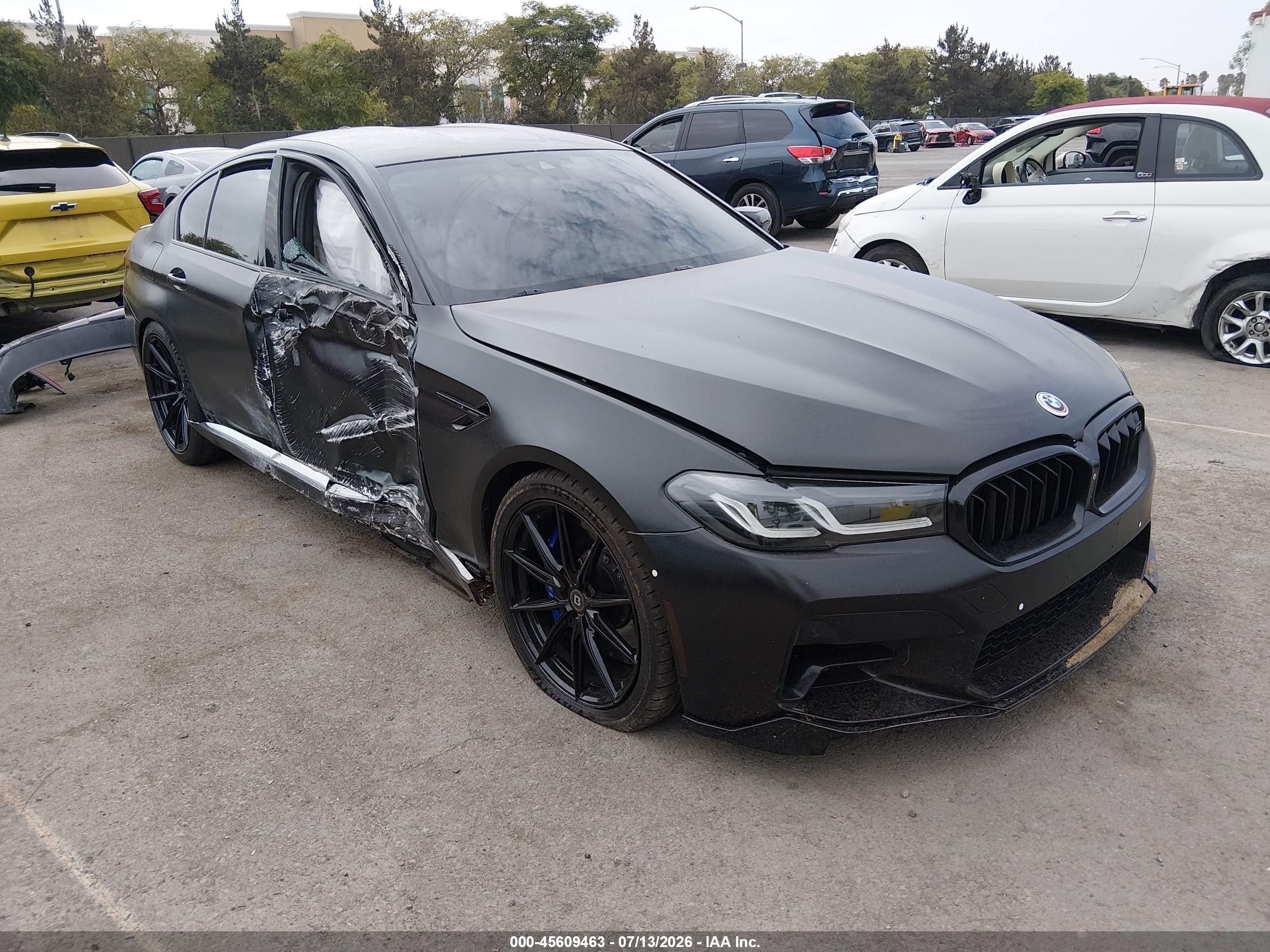 2021 BMW M5 VIN WBS83CH06MCE98298 — IAAI salvage auction photo