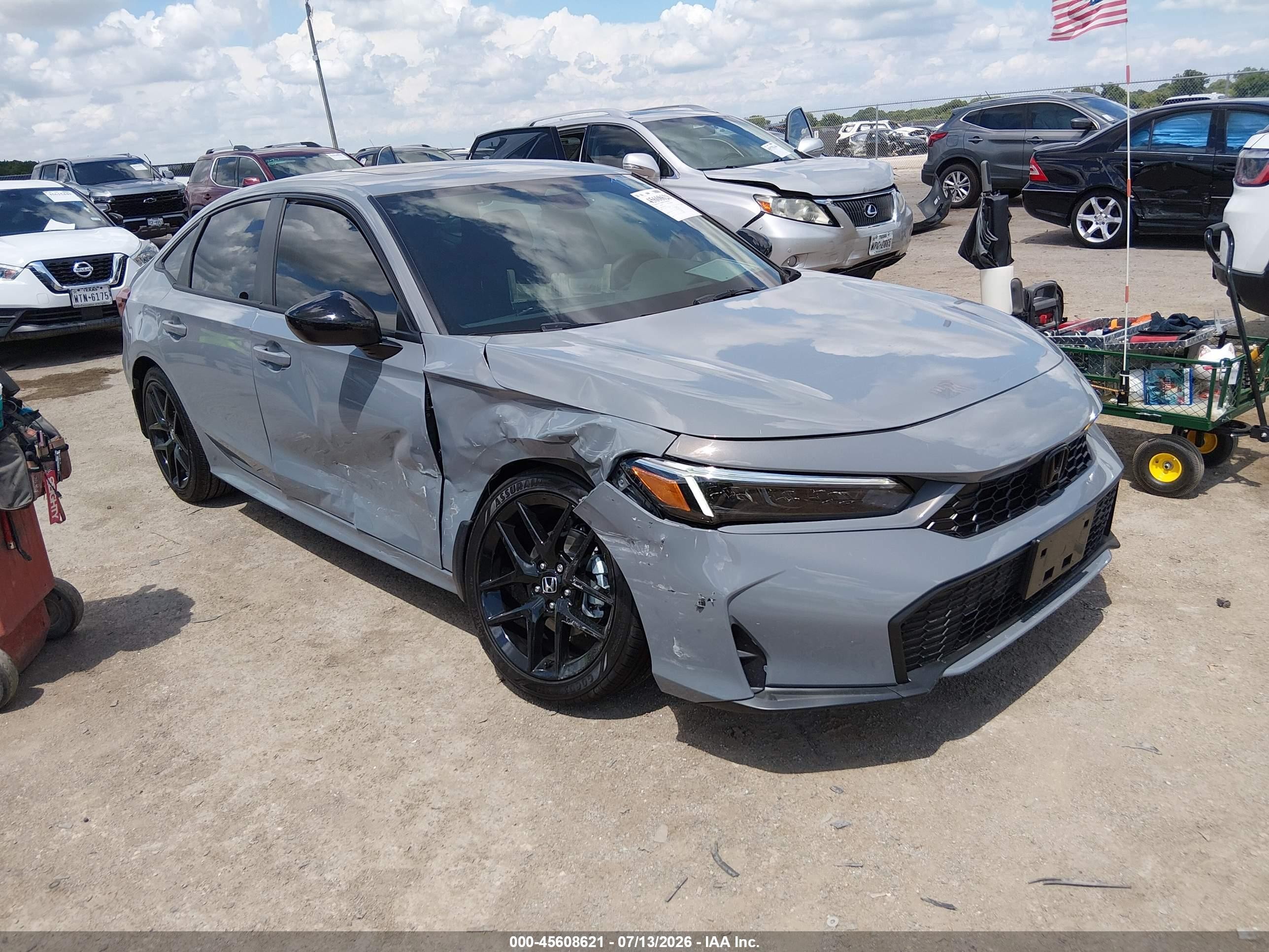 2026 Honda Civic Hybrid VIN 2HGFE4F83TH349347 — IAAI salvage auction photo