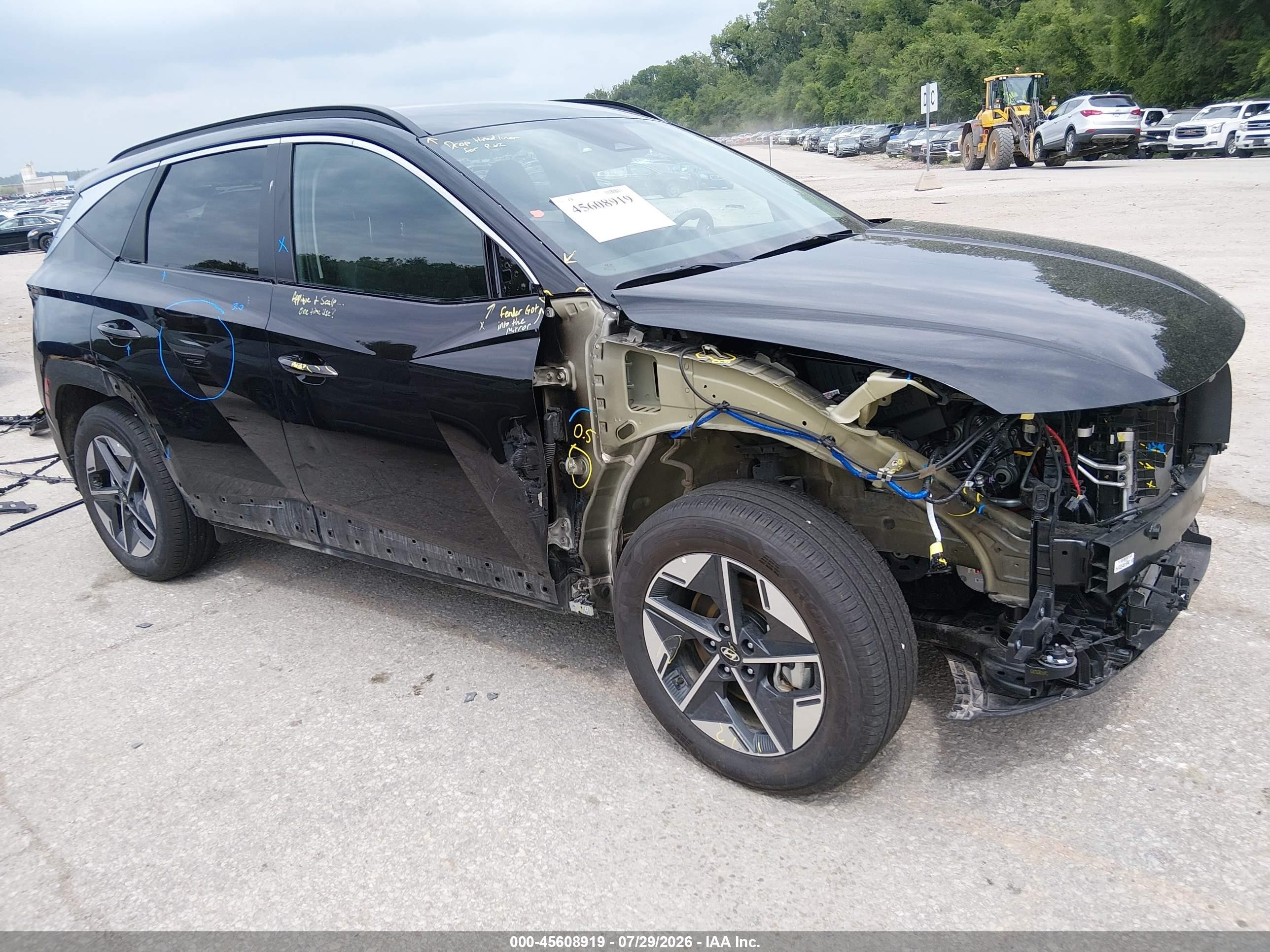 2026 Hyundai Tucson Hybrid VIN KM8JBDD17TU463366 — IAAI salvage auction photo