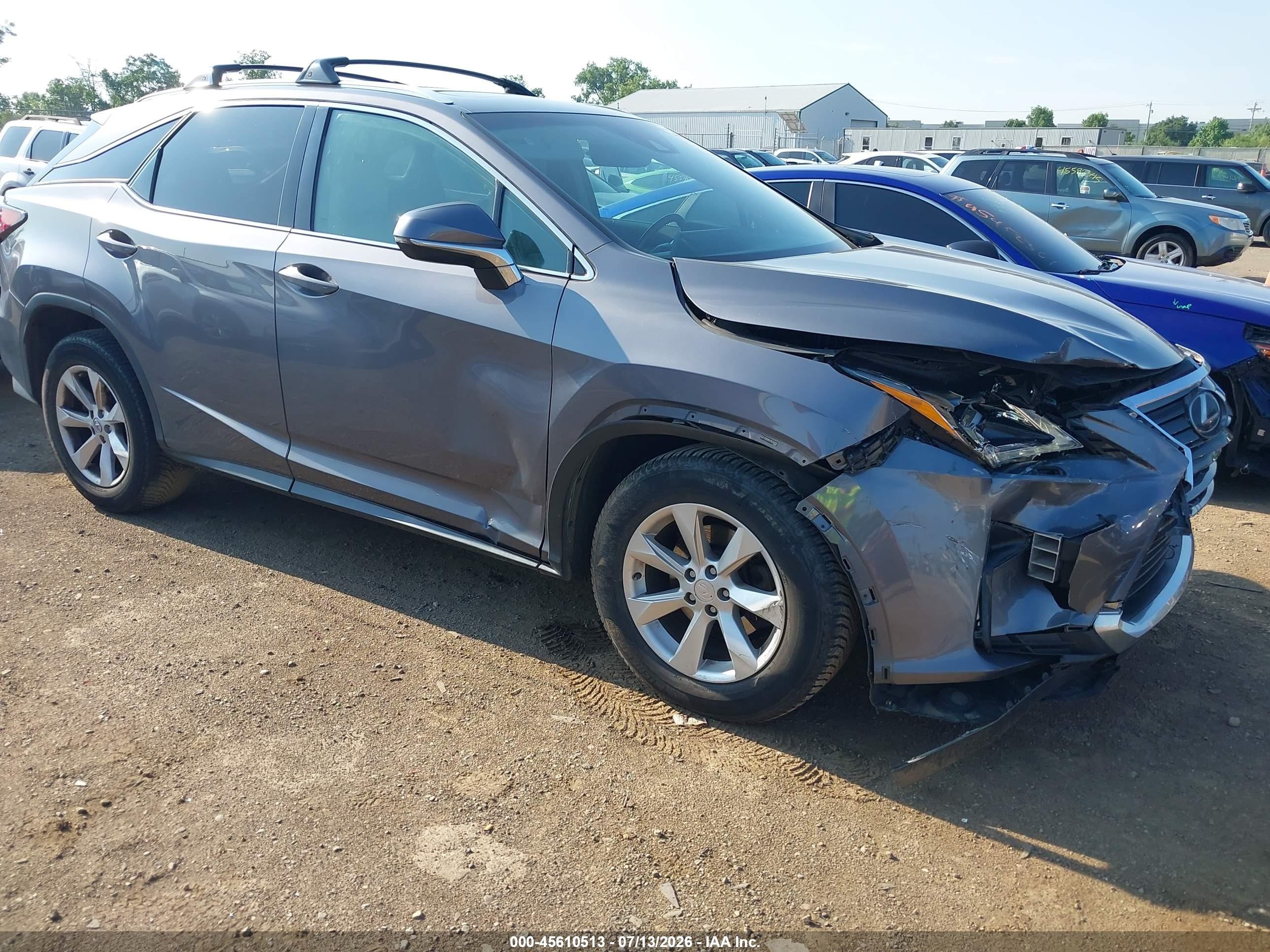 2016 Lexus Rx VIN 2T2BZMCA7GC030795 IAAI salvage auction — Unknown, Salvage (Ohio), sold $10,500 on 2026-09-03 (photo 1)
